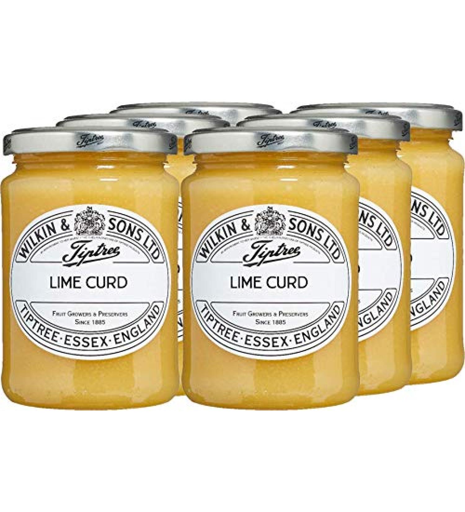 Wilkin & Sons Ltd Wilkin & Sons Tiptree Pack of 6 Lime Curd Pots for Vegetarian and Celiac Diets 312g - Buy Online on GoSupps.com