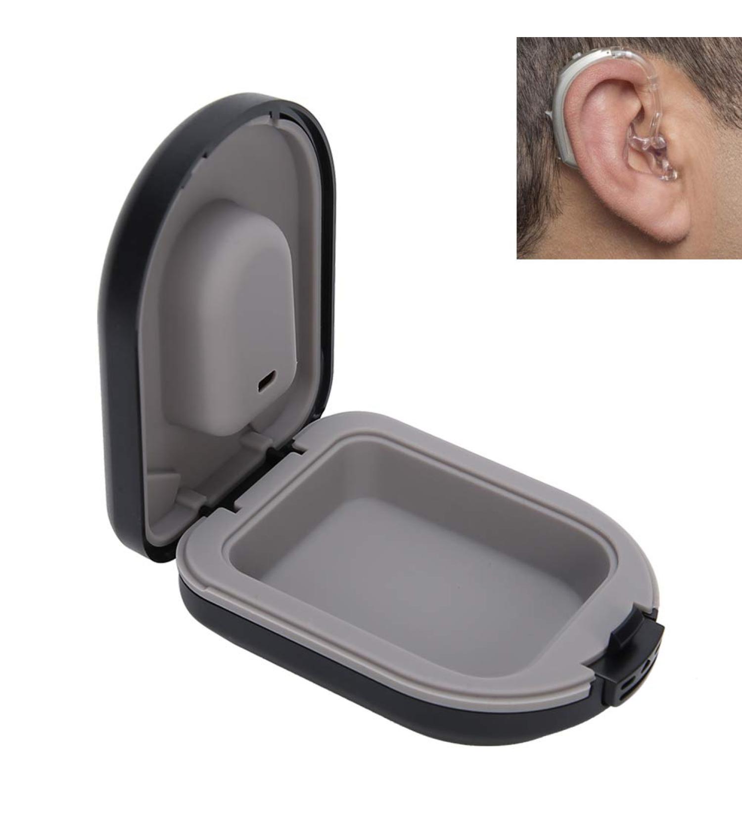 Hearing Aid Storage Case Hard Hearing Aids Protection Storage Box Holder Organizer Compact Hearing Aid Travel Case Portable Pouch Case for Hearing Aids Protective Accessories - Buy Online on GoSupps.com