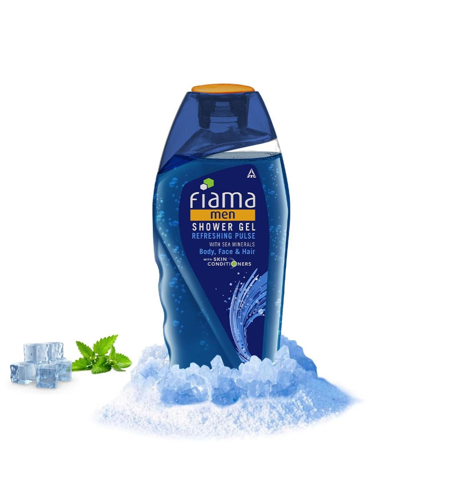 Fiama Di Wills Men Refreshing Pulse Shower Gel 250ml - Buy Online | International Shipping Available - Buy Online on GoSupps.com