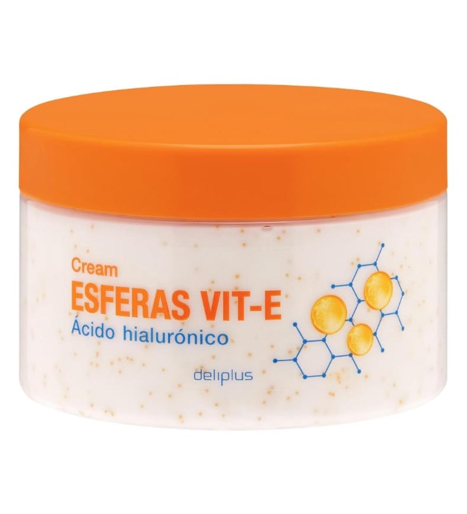 Deliplus Deliplus Vitamin E Spheres Moisturizing Body Cream 250ml with hyaluronic acid for all skin types.