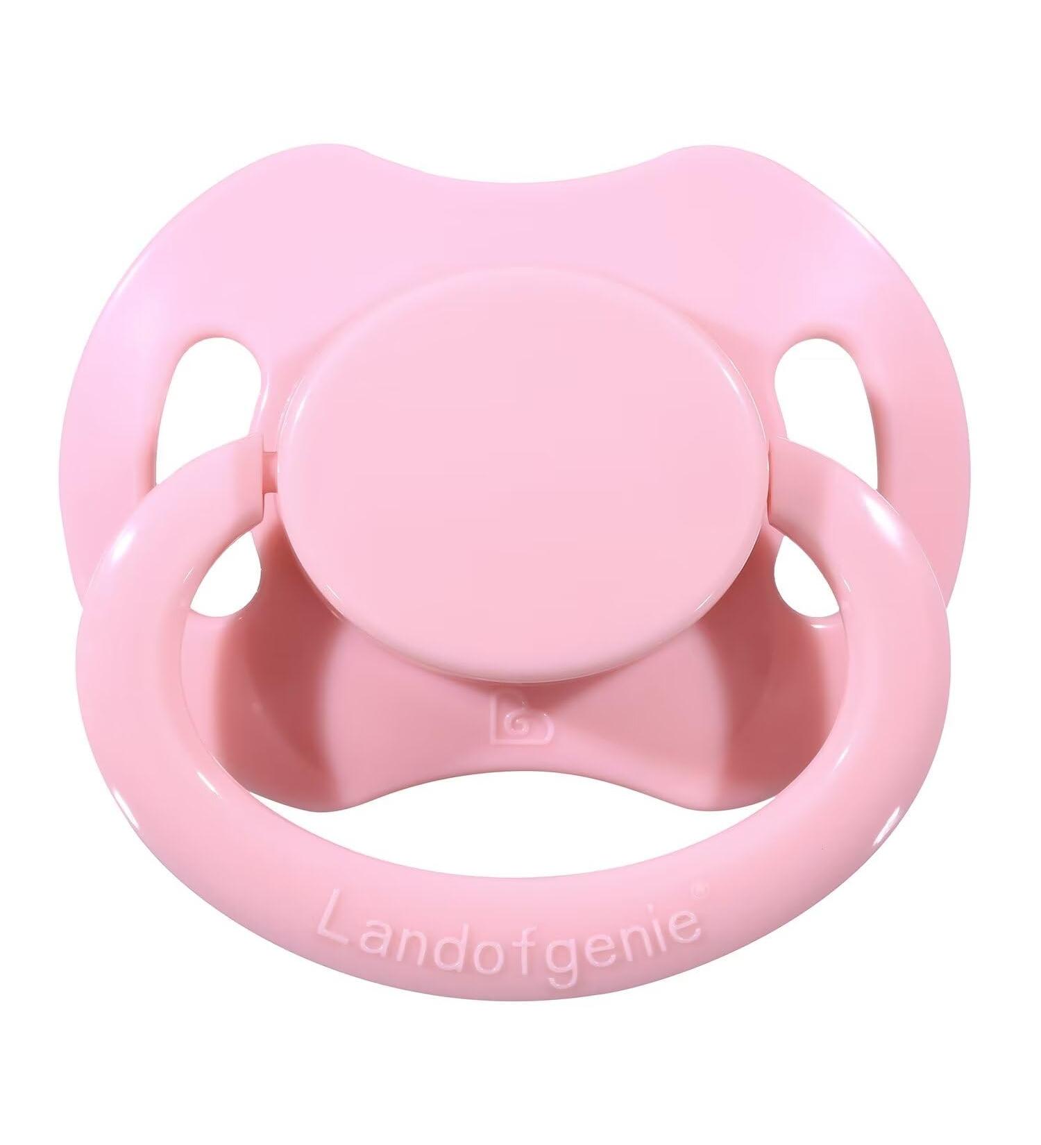 Landofgenie Large Teat Shield Pacifier - Adult Size Pink | International Shipping Available - Buy Online on GoSupps.com