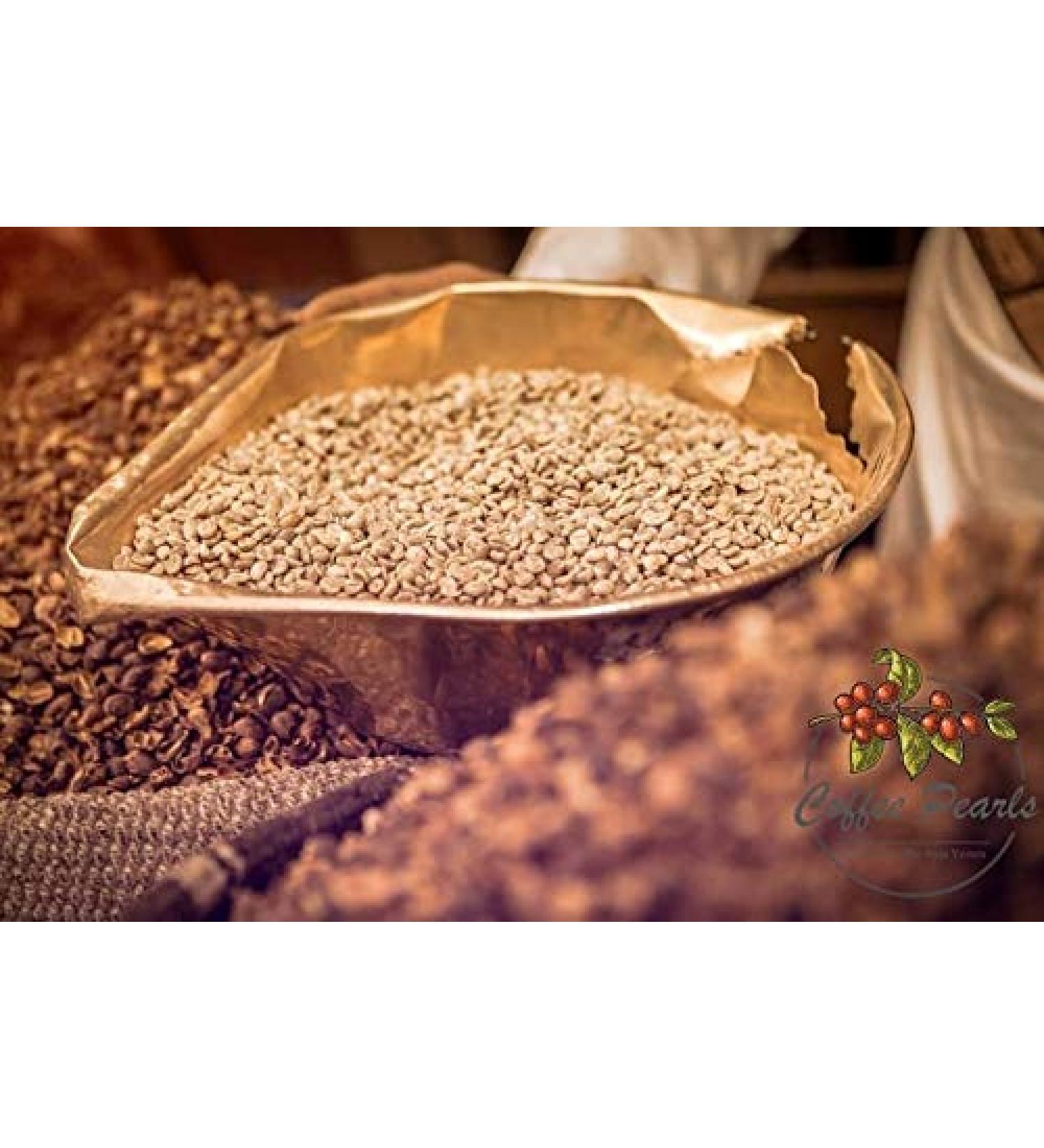 Haraaz Green Coffee AA |Premium Roh coffee 100% Arabica |Speciality Coffee |Whole beans |Green coffee from Yemen |Raw coffee beans for roasting (500) 500.0 gram