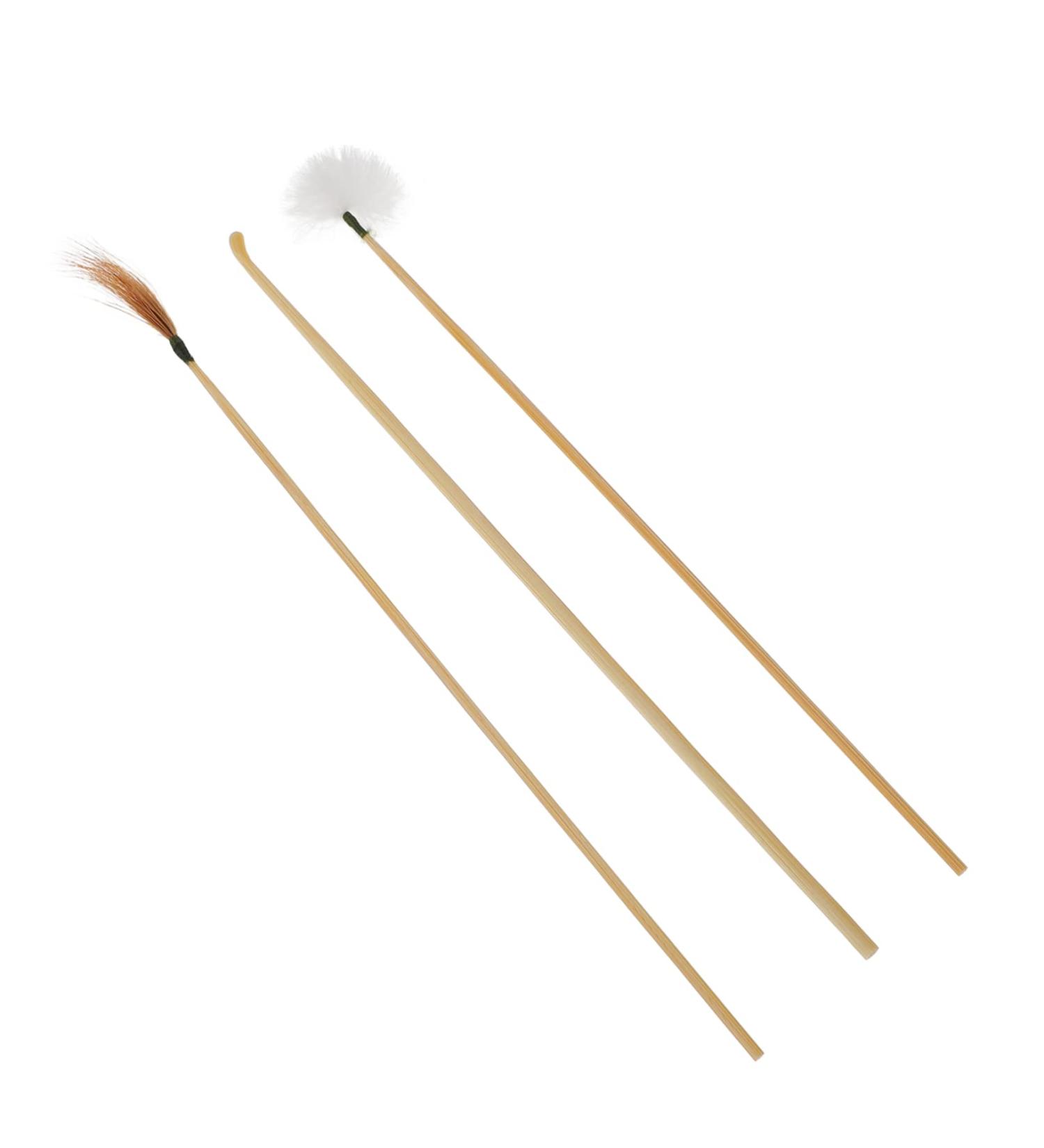 ORFOFE 3pcs Ear Cleaning Kit Multipurpose Ear Wax Removal Tool Bamboo Handle for Daily Use for Travel - Buy Online on GoSupps.com