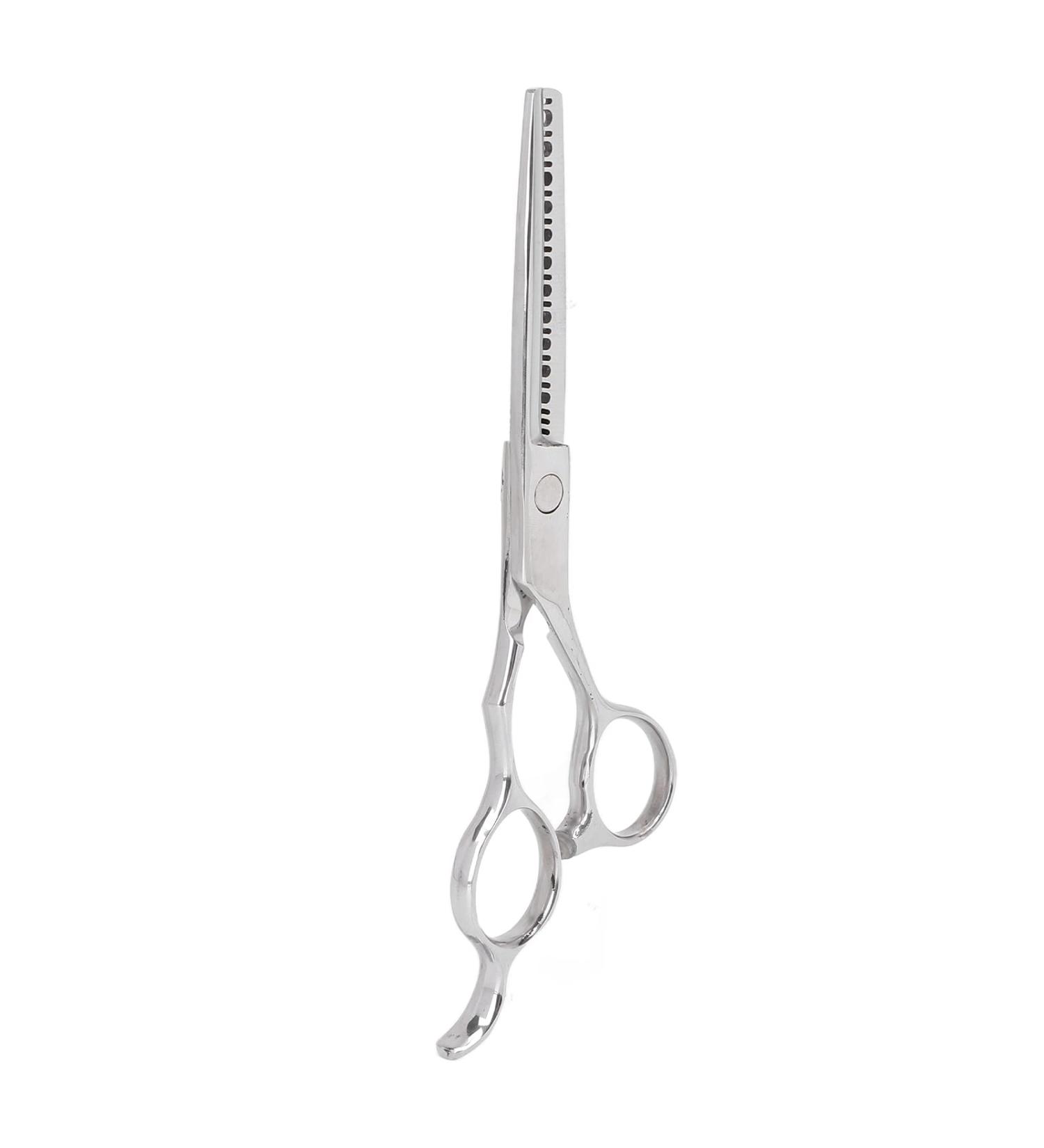 Qukaim Hair Cutting Scissor Hair Cutting Shear 6 Inch Stainless Steel Salon Hair Texturizing Scissor for Barbers Stylists Home Salon - Buy Online on GoSupps.com