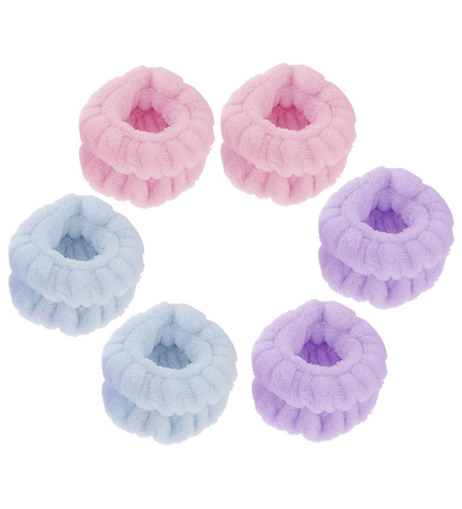 PACKOVE 3paires Bracelets-serviettes pour Lavage du Visage pour Usage Domestique Confortables et Absorbants pour Spa - Buy Online on GoSupps.com
