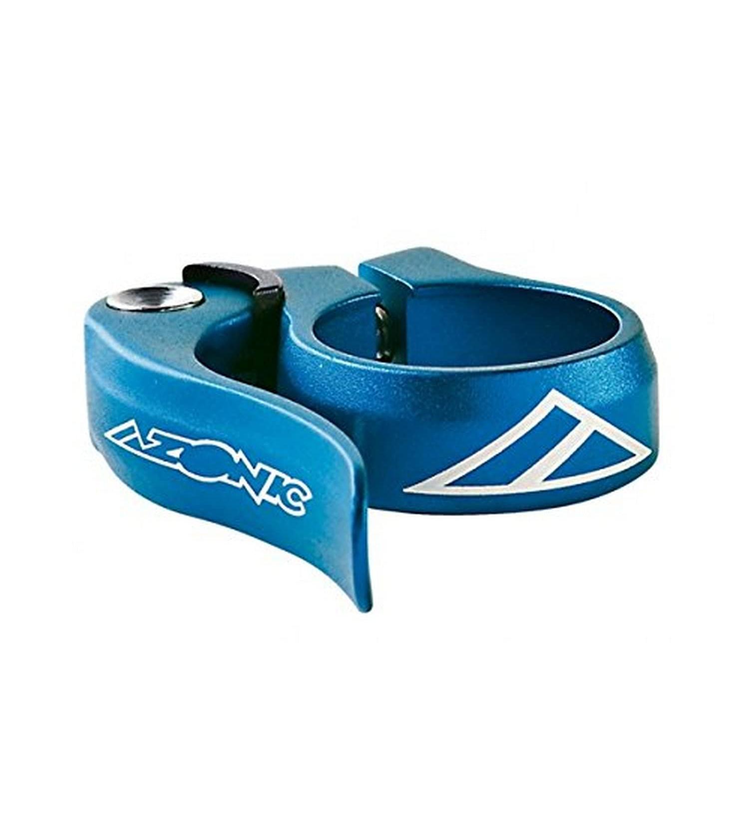 AZONIC Quick Release Seat Post Clamp 34.9mm Blue