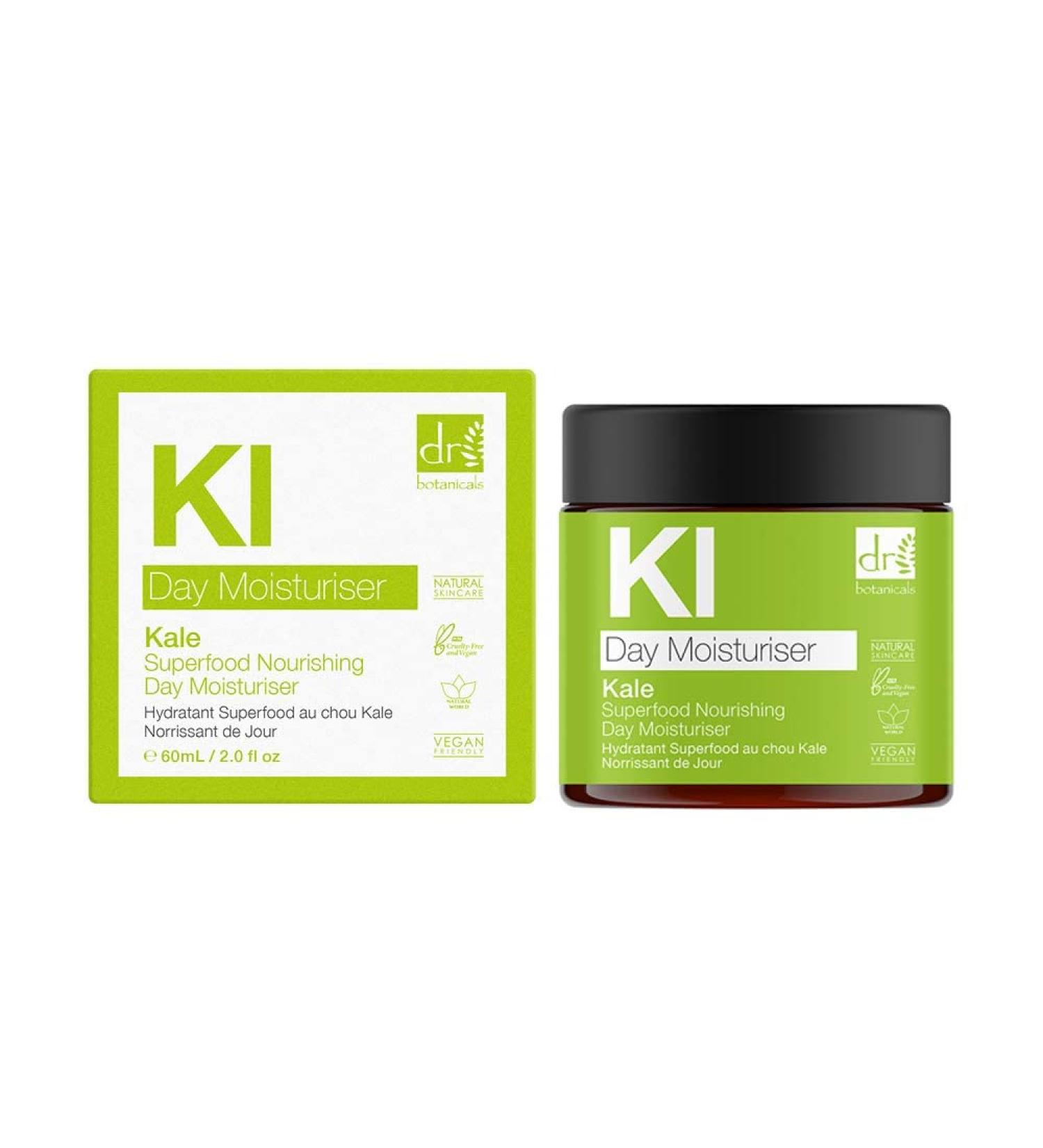 Dr Botanicals Kale Superfood Nourishing Day Moisturiser 60ml | Apothecary Collection | International Shipping - Buy Online on GoSupps.com