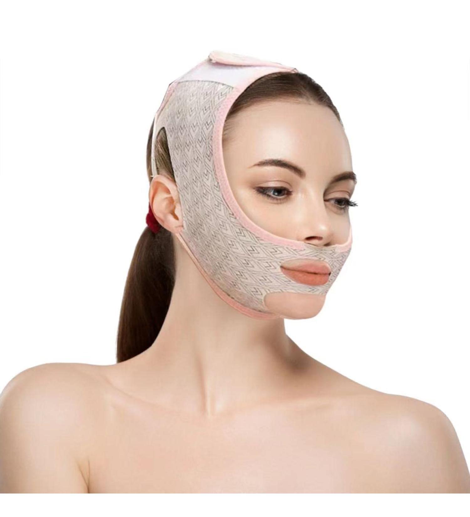 Beauty Sleep Mask for Double Chin Reduction and Face Slimming - V Line Lifting Belt for Women & Men - Buy Online on GoSupps.com