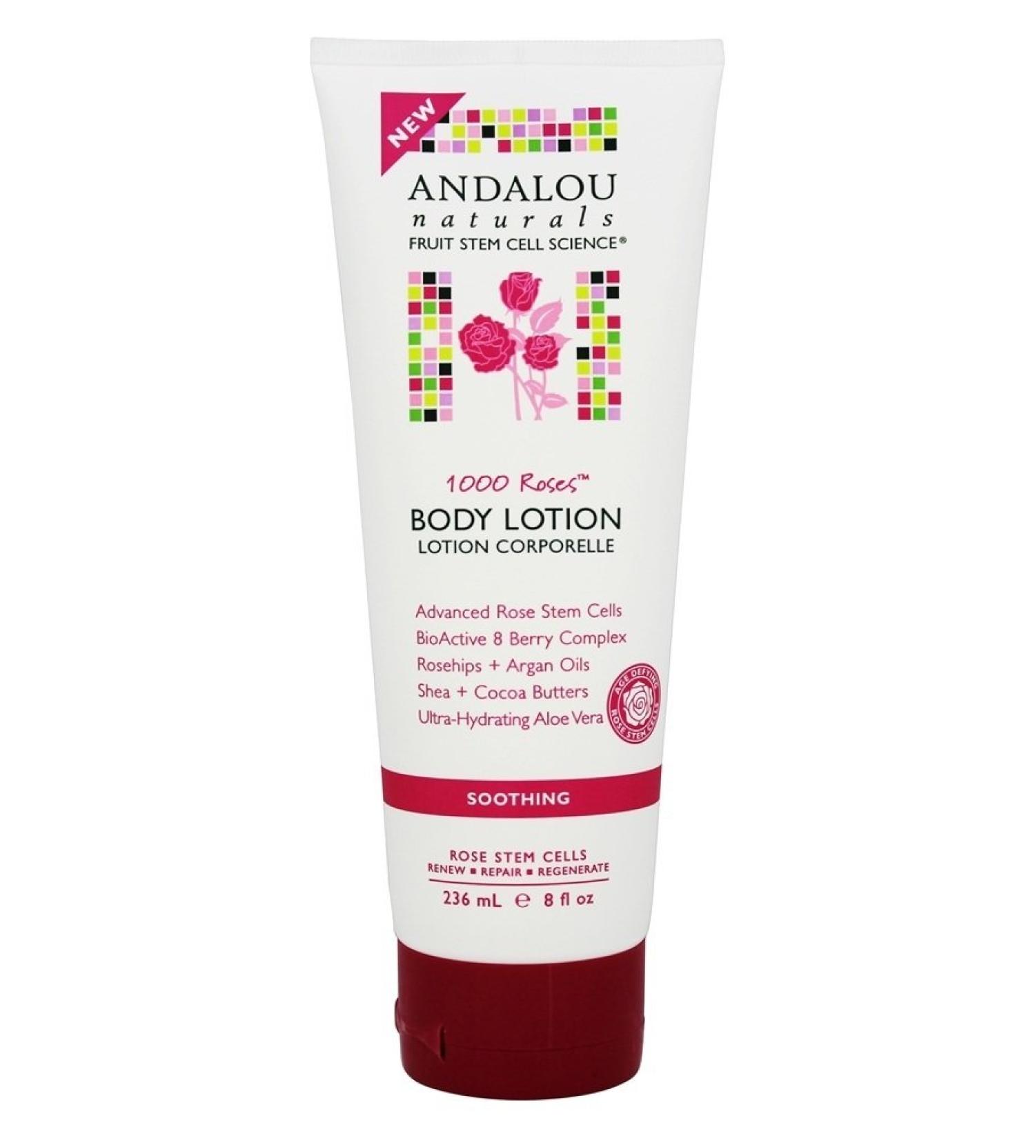 Andalou Naturals 1000 Roses Soothing Body Lotion - 8 Oz Pack of 1 1000 Roses 1.33 Ounce (Pack of 6)