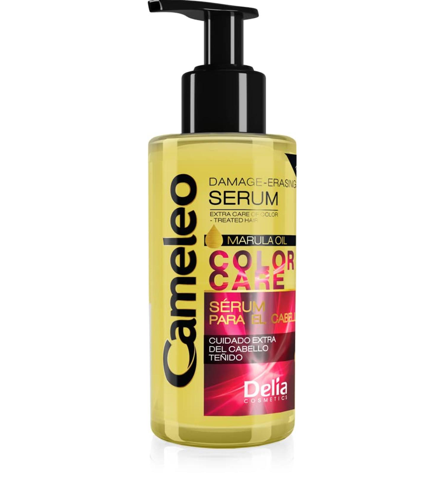 Cameleo - Marula Oil Hair Serum - Color Care Repair Serum for Damaged Dry Bleached Hair - On Wet & Dry Hair - No Rinsing - Paraben Free - 150ml Marula oil hair serum 150 ml