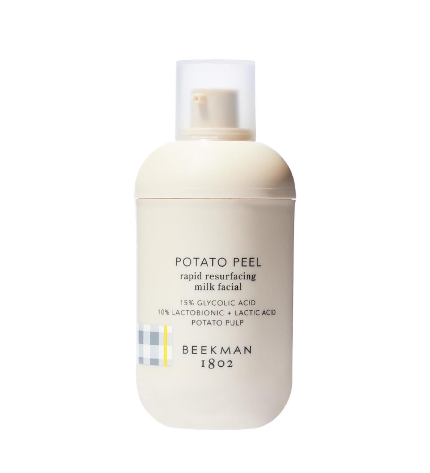 Beekman 1802 Potato Peel - 1.69 fl oz - Fragrance Free - Rapid Resurfacing Milk Facial - At-Home Peel - Visibly Reduces Appearance of Fine Lines & Dark Spots - Good for Sensitive Skin - Cruelty Free - Buy Online on GoSupps.com