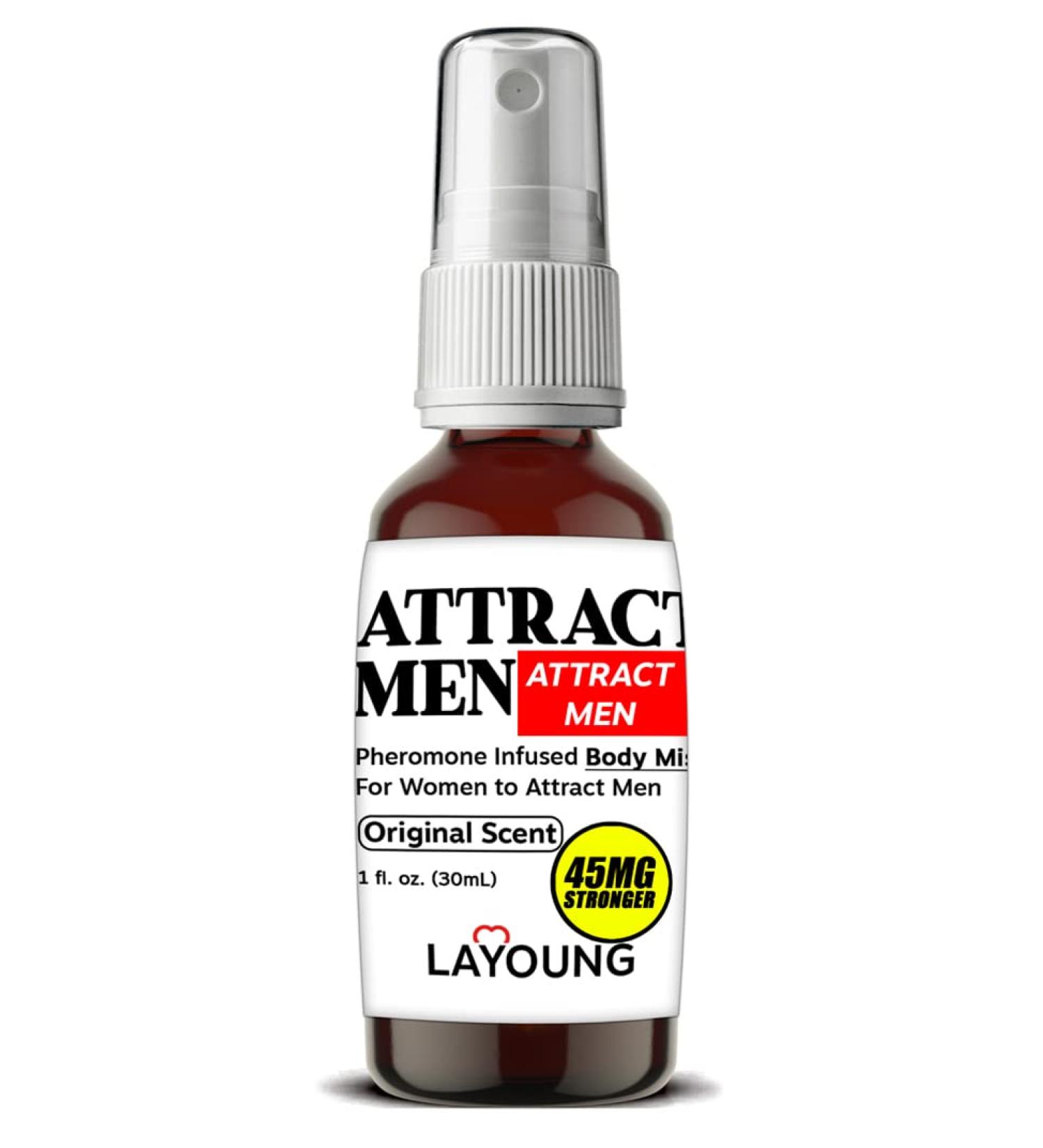 LAYOUNG Attract Men Pheromone Infused Body Spray Stronger For Women Formula