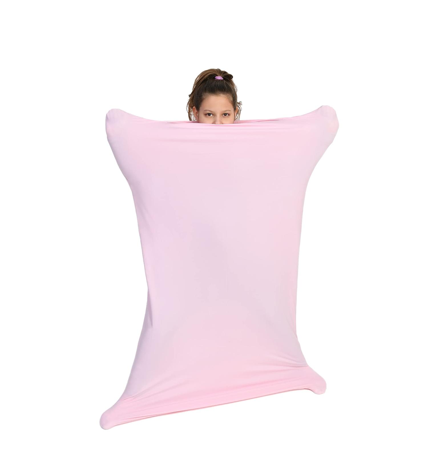 Sensory Owl Full Body Sock - Stress & Anxiety Relief Therapy Toy - Pink Size S (Max 100cm) - Buy Online on GoSupps.com