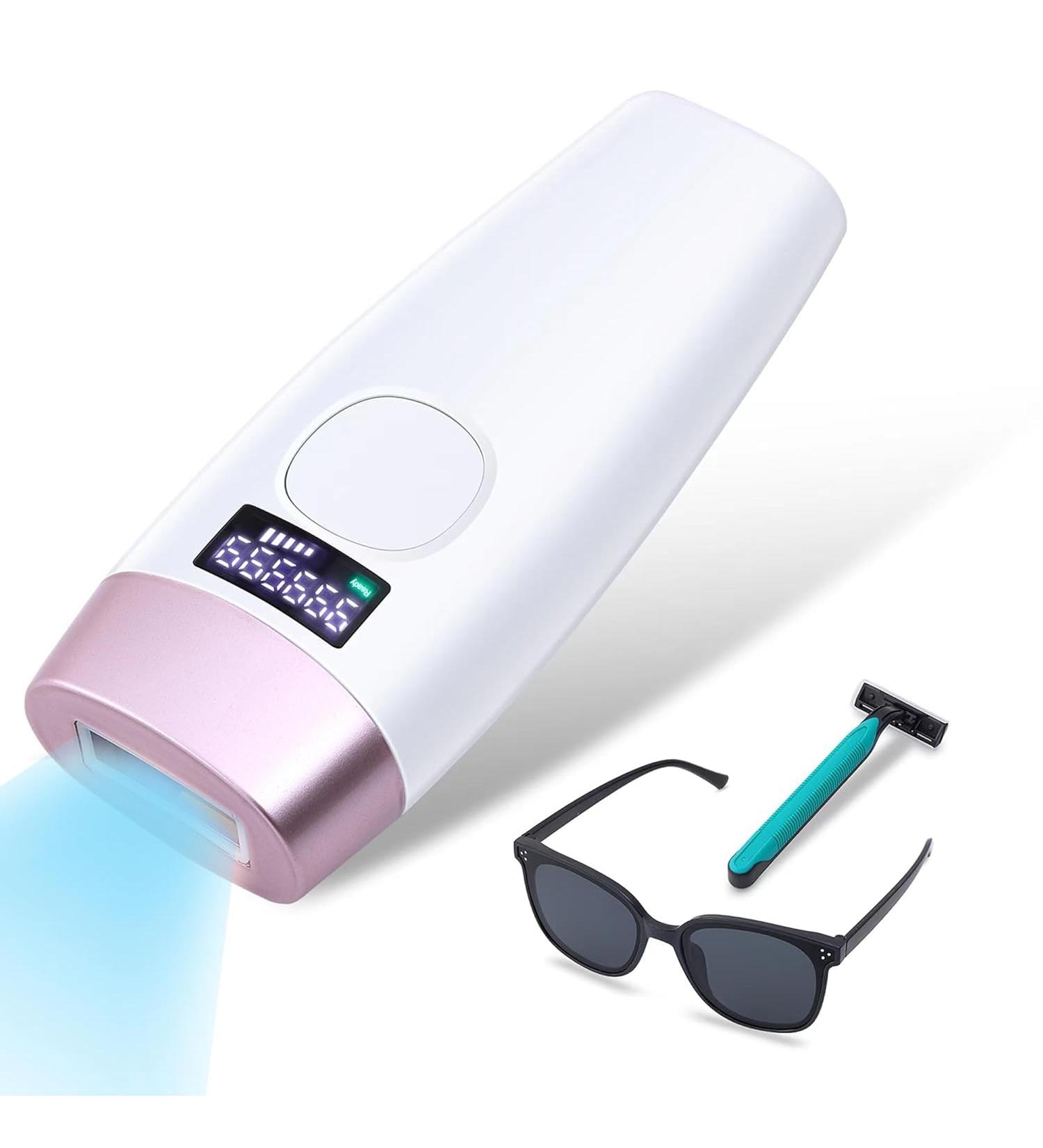 IPL Laser Hair Removal Device for Women & Men - Painless Permanent Hair Remover for Whole Body & Face - 999 999 Flashes - Buy Online on GoSupps.com