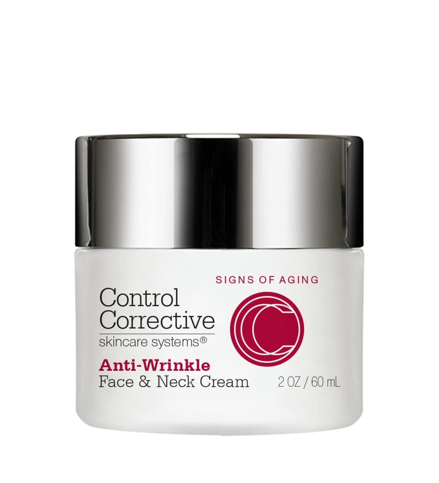 CONTROL CORRECTIVE Anti-Wrinkle Face & Neck Cream - Advanced Peptide Moisturizer for Aging Skin Hydrating & Firming 2 Oz - Buy Online on GoSupps.com