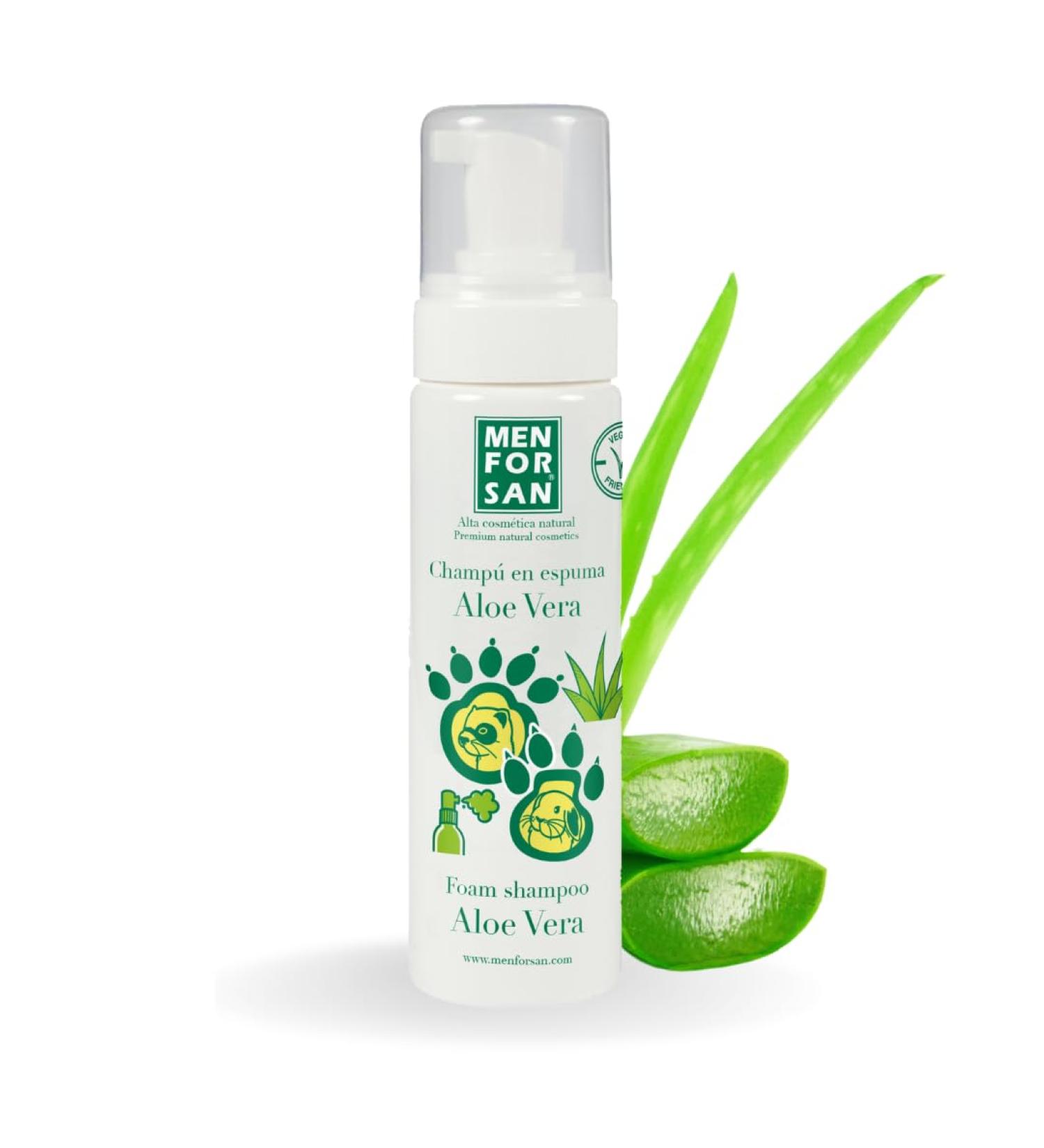 Menforsan - Aloe Vera foam shampoo - Buy Online on GoSupps.com