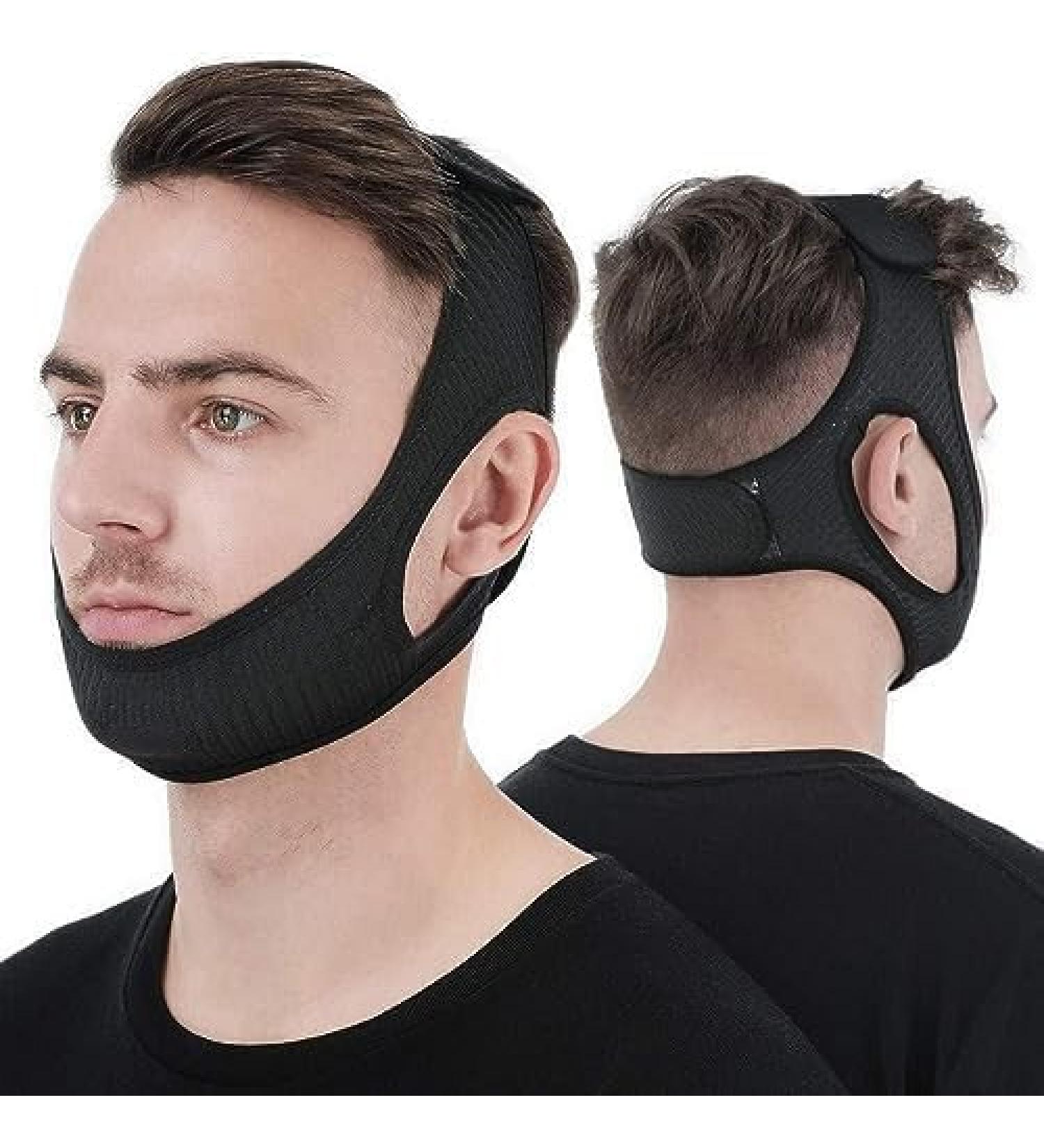 LDATY Anti Snoring Chin Strap - Adjustable, Anti-Slip, Effective Snoring Solution - Buy Online on GoSupps.com
