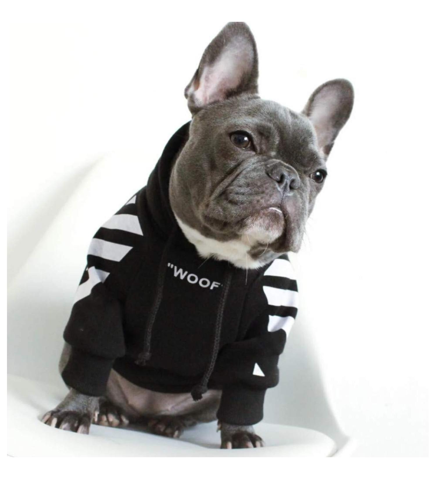 Forment dog clothing pet french bulldog clothing dog hoodie warm sport retro dog hoodies pet clothing Puppy dog pugs puppy clothing chihuahua