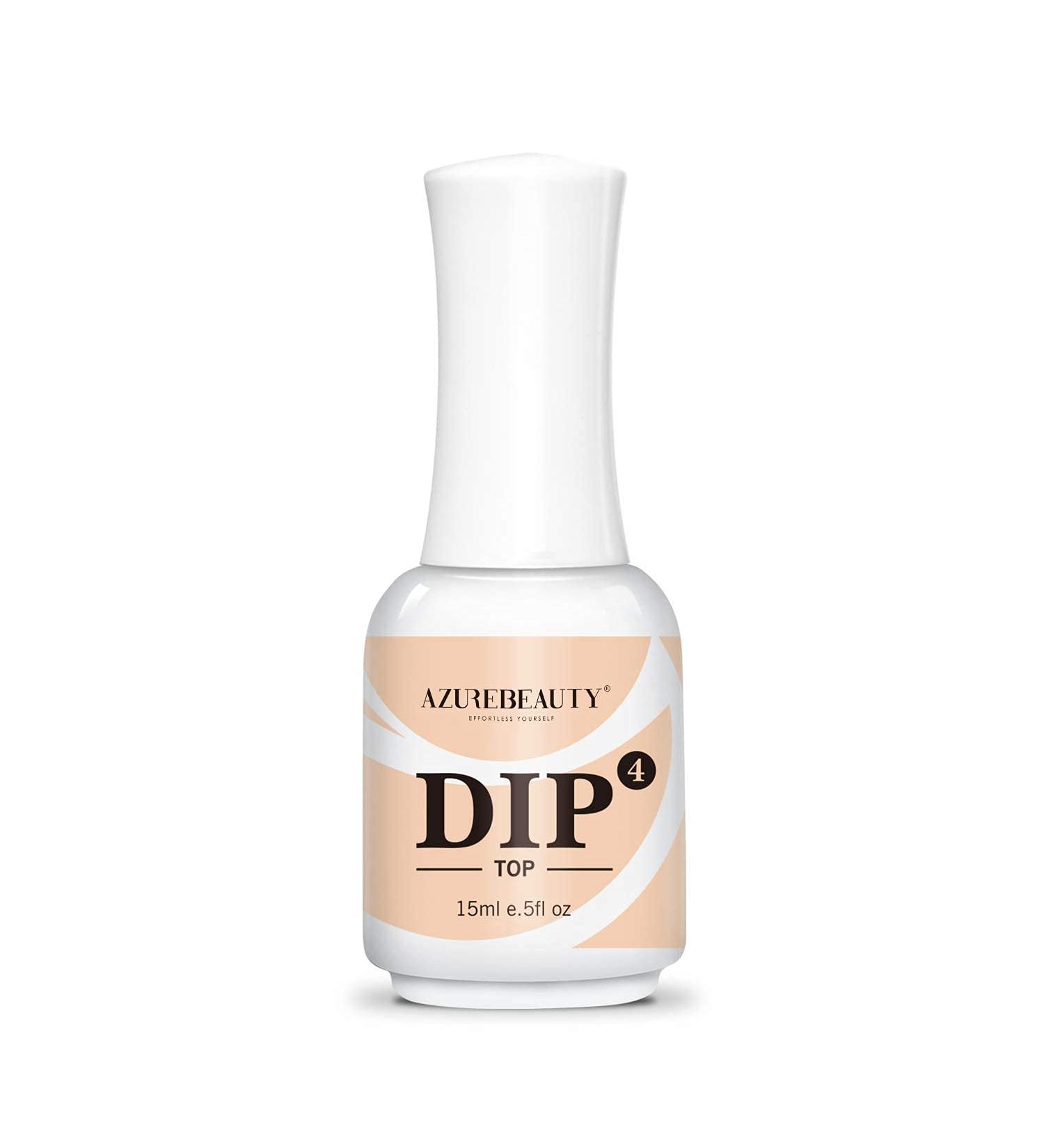 AZUREBEAUTY Dip Powder Top Coat 15ml - Professional Finish for Nail Dipping Set | French Nails Art, Manicure, DIY Salon - Beginners Essential - Buy Online on GoSupps.com