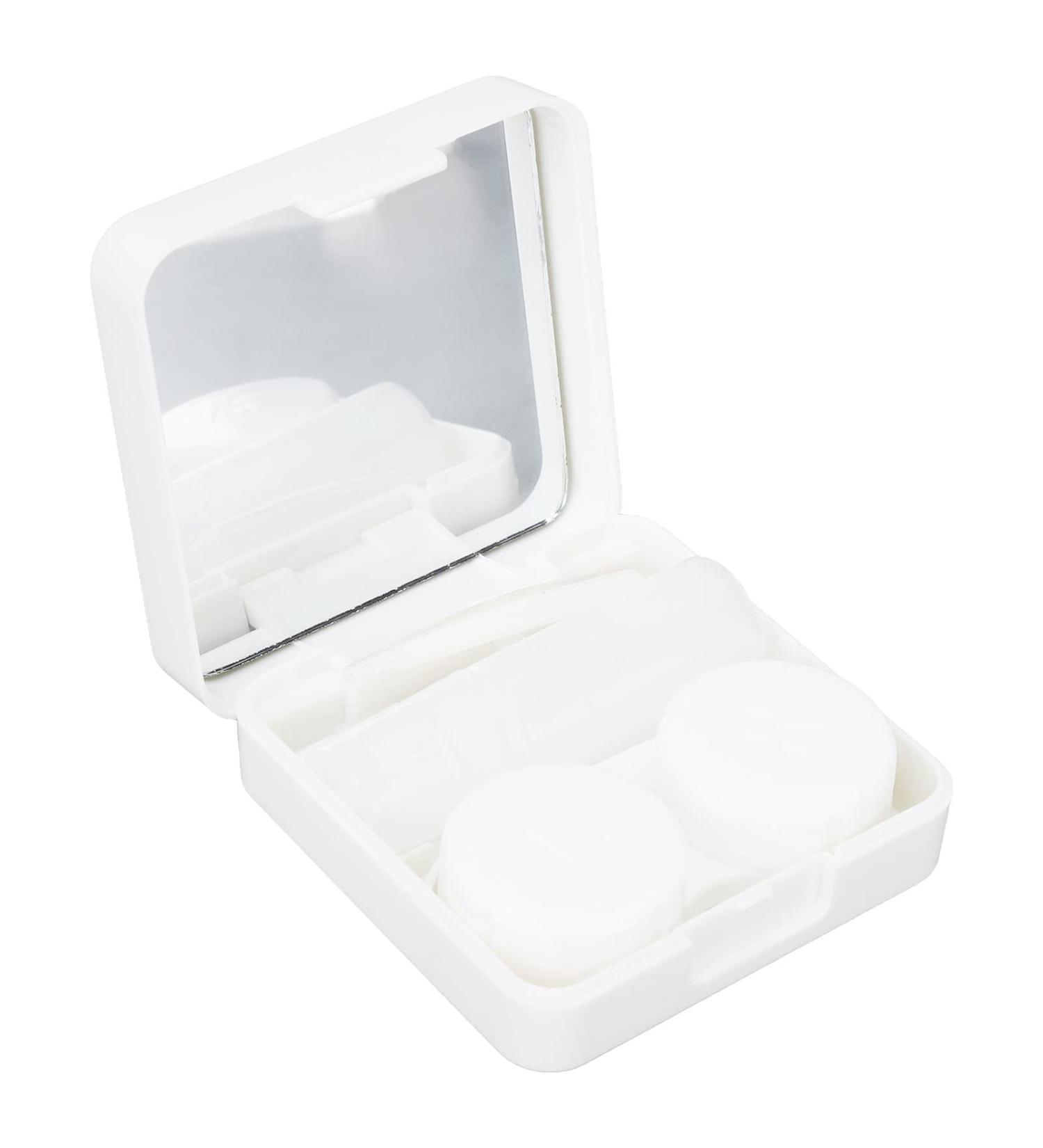 DEKAIM Love Series Contact Lens Container - Portable & Cute Cartoon Storage for Girls & Women (Pink) - Buy Online on GoSupps.com