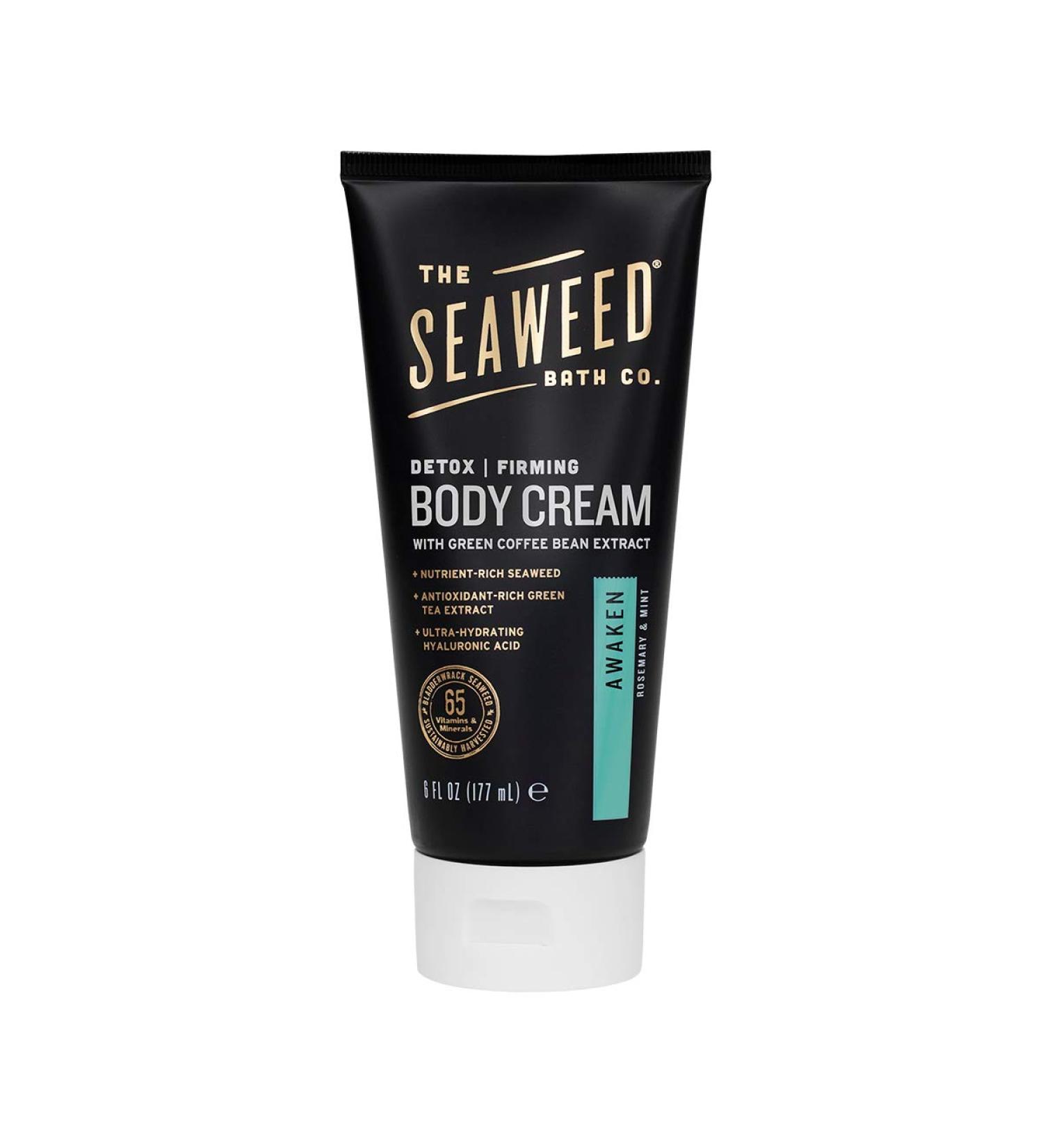 Detox Cellulite Cream - Seaweed Bath Co. Awaken Rosemary & Mint, 6 oz | Firming & Toning - Buy Online on GoSupps.com