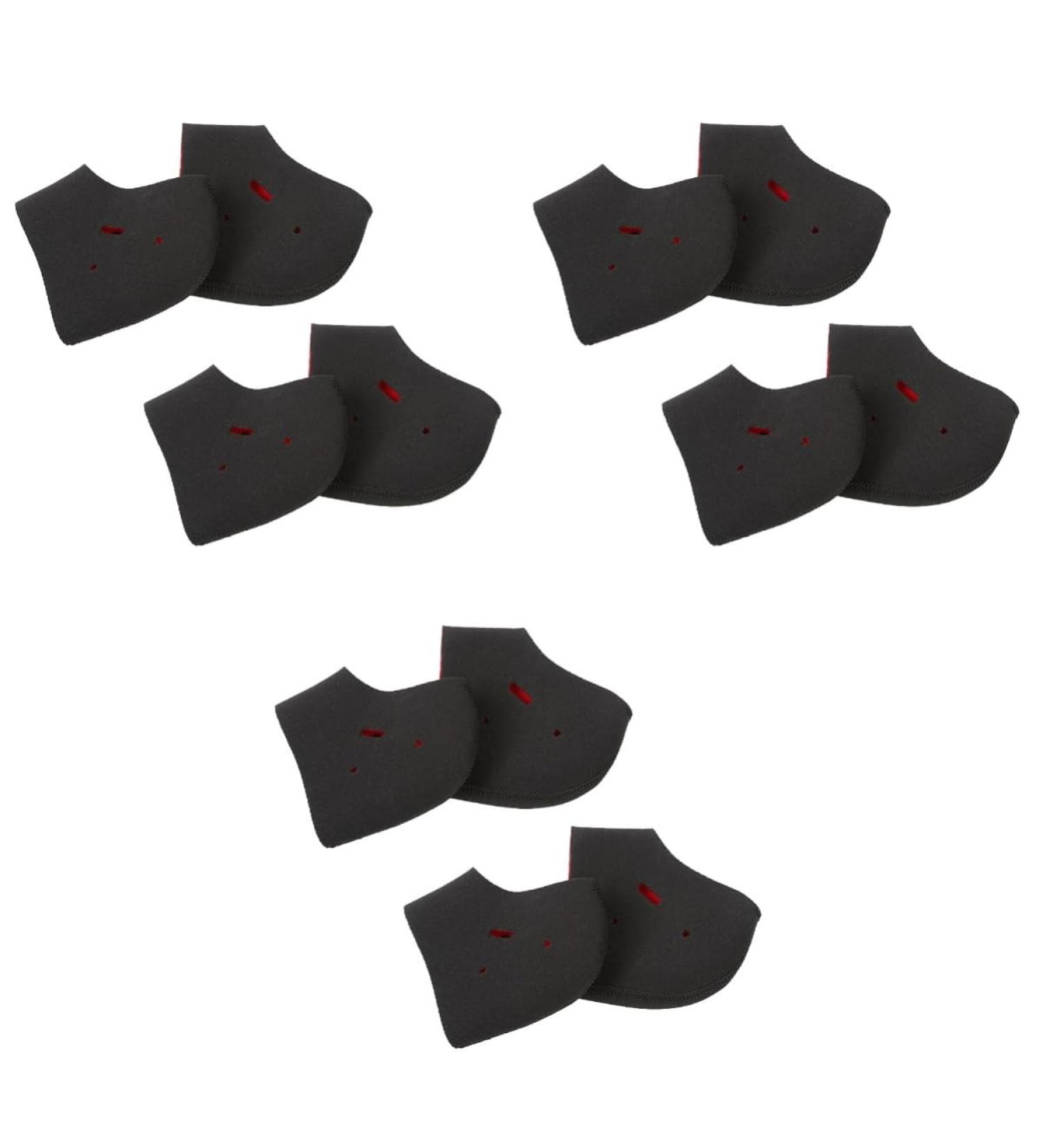 MAGICLULU 6 Pairs Heel Socks Heel Protector Black Socks Ankle Socks Foot Heel Cover Cup Protector Hydrating Socks Anti-Cracking Socks Heat Socks with Hole Moisturizing Socks Thermal Socks - Buy Online on GoSupps.com