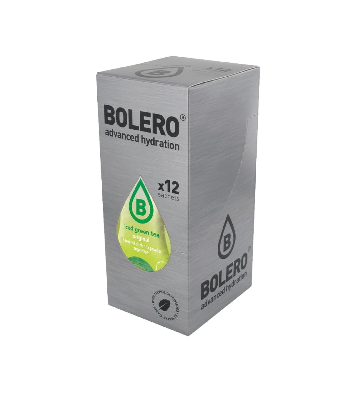 Bolero Iced Green Tea (12x8g) Original - Intra- et post-entra nement - Intra-entra nement