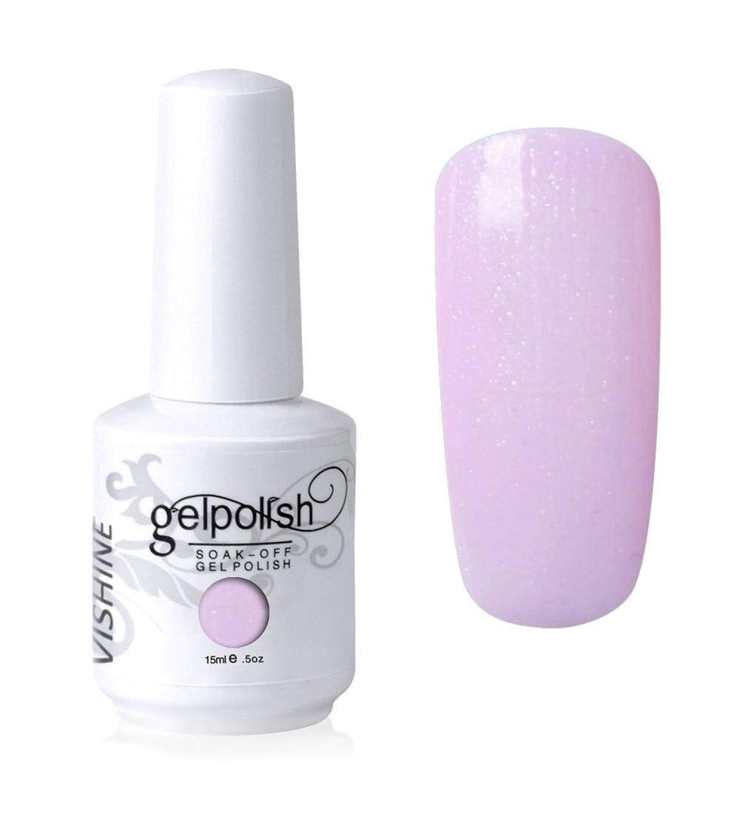 Vishine Nail Salon UV Manicure Polish Soak Off Gel Polish Nail Art Pearl Thistle(679) #679 - Buy Online on GoSupps.com