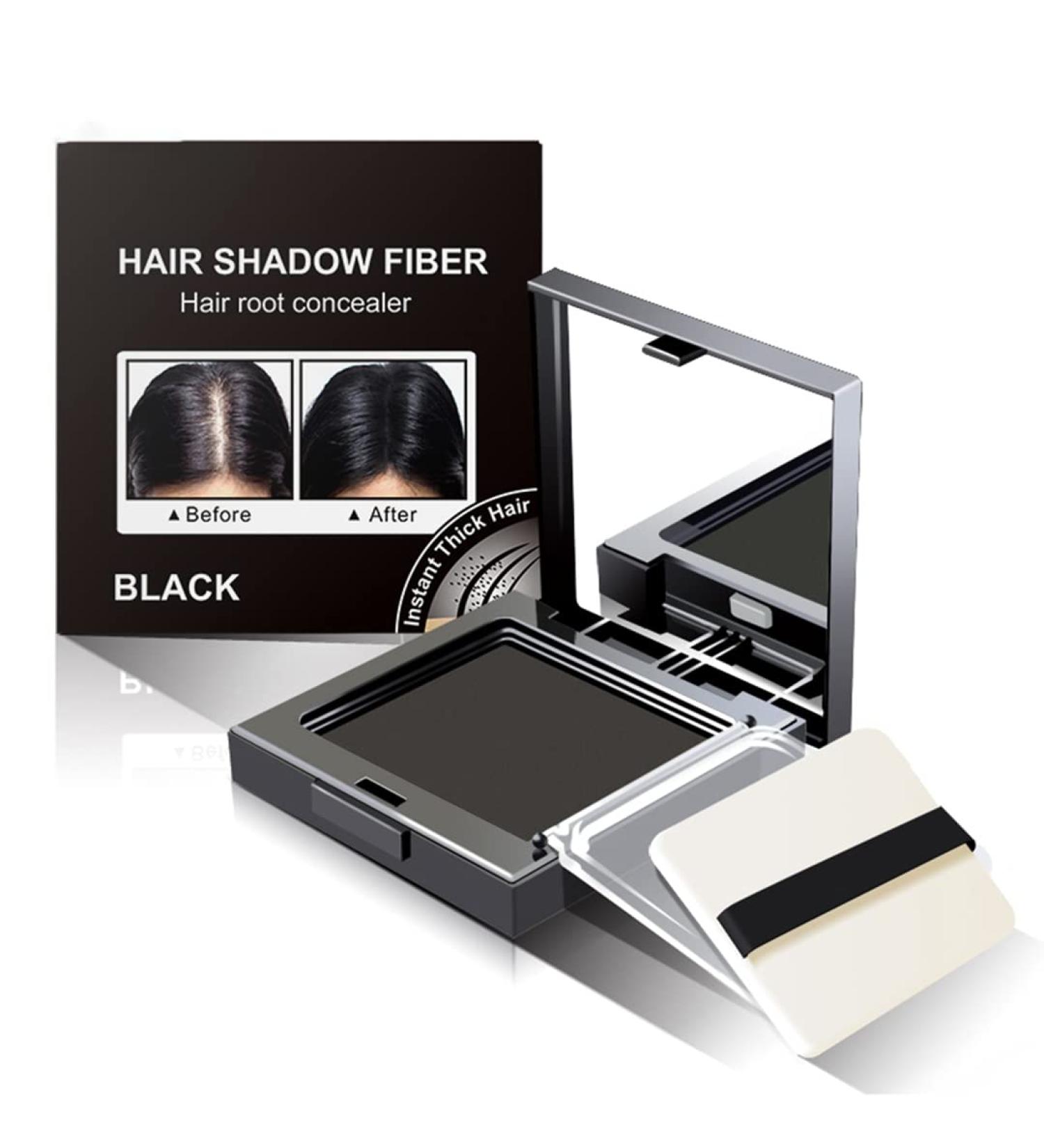 Hair Root Concealer-New Type Hairline Powder Root Touch Up Powder Instantly Cover Up Gray Hair Root Fiber 12g Darkbrown dark brown - Buy Online on GoSupps.com