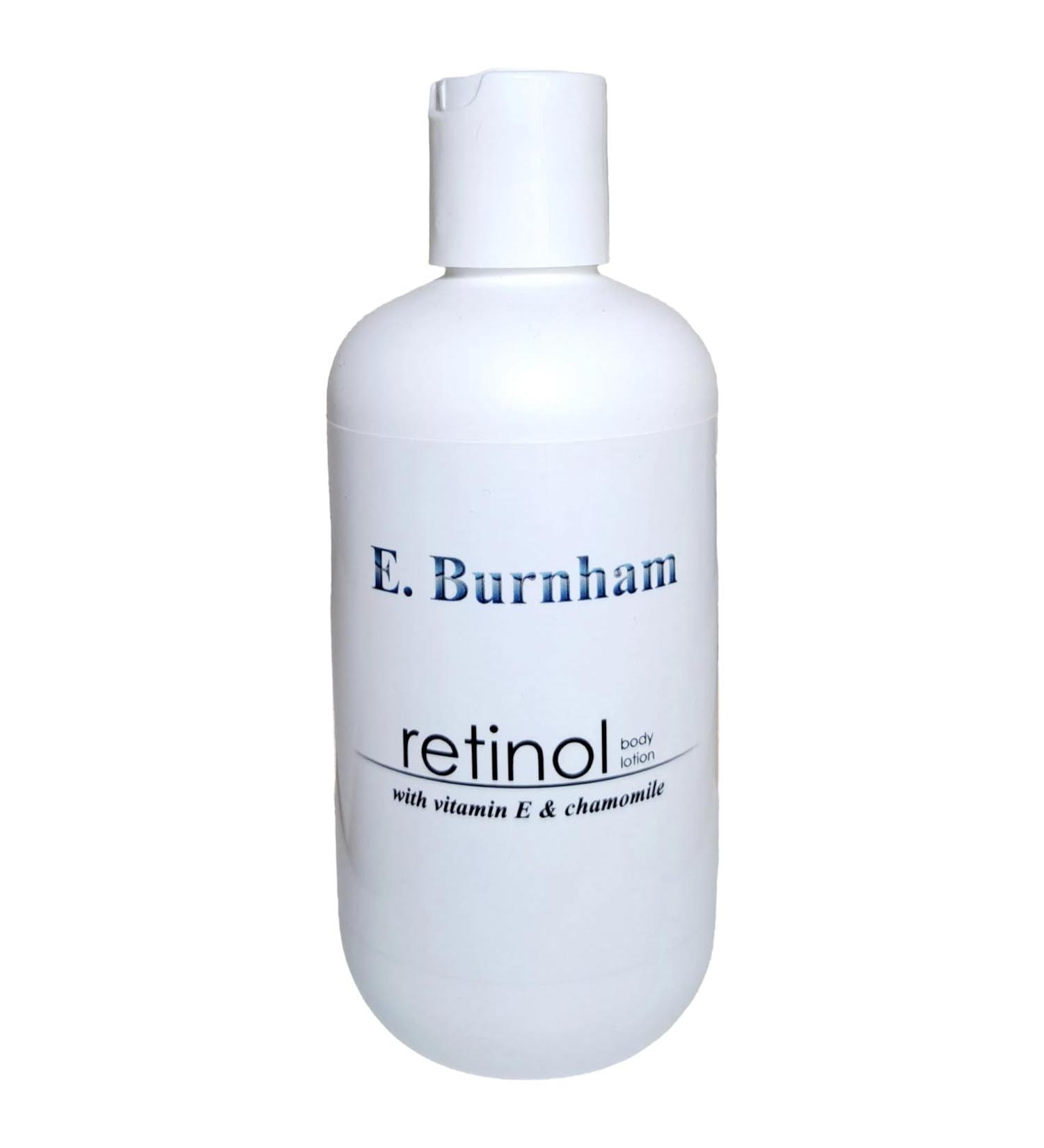 E. Burnham Retinol Body Lotion with Vitamin E & Chamomile 8 Oz.
