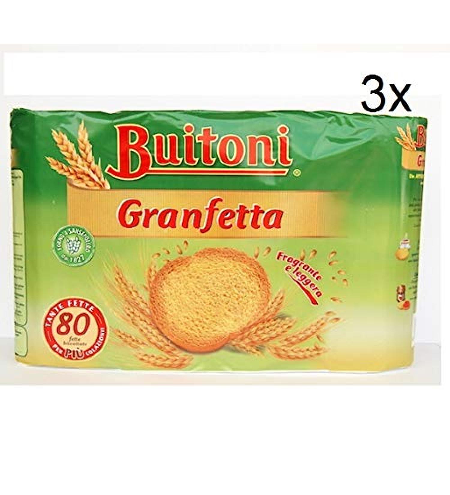 Buitoni Buitoni Granfetta Fatty Biscottate 80g Flavored and Lightly Biscuited Fatty Biscuits 600g