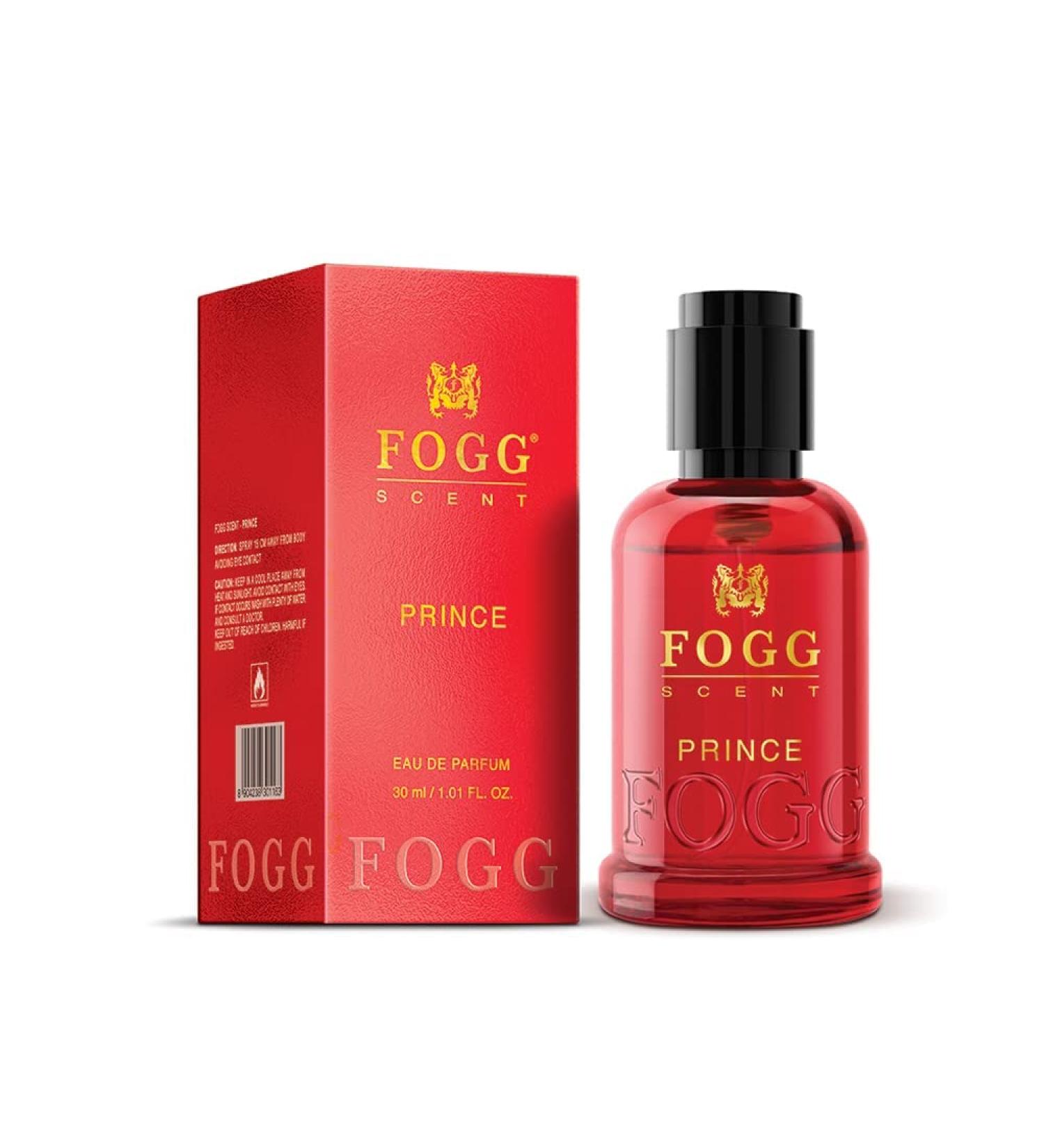 FOG'G Men Spray Scent Prince Perfume Long-Lasting Fresh & Powerful Fragrance Spray Eau De Parfum 30Ml. - Buy Online on GoSupps.com