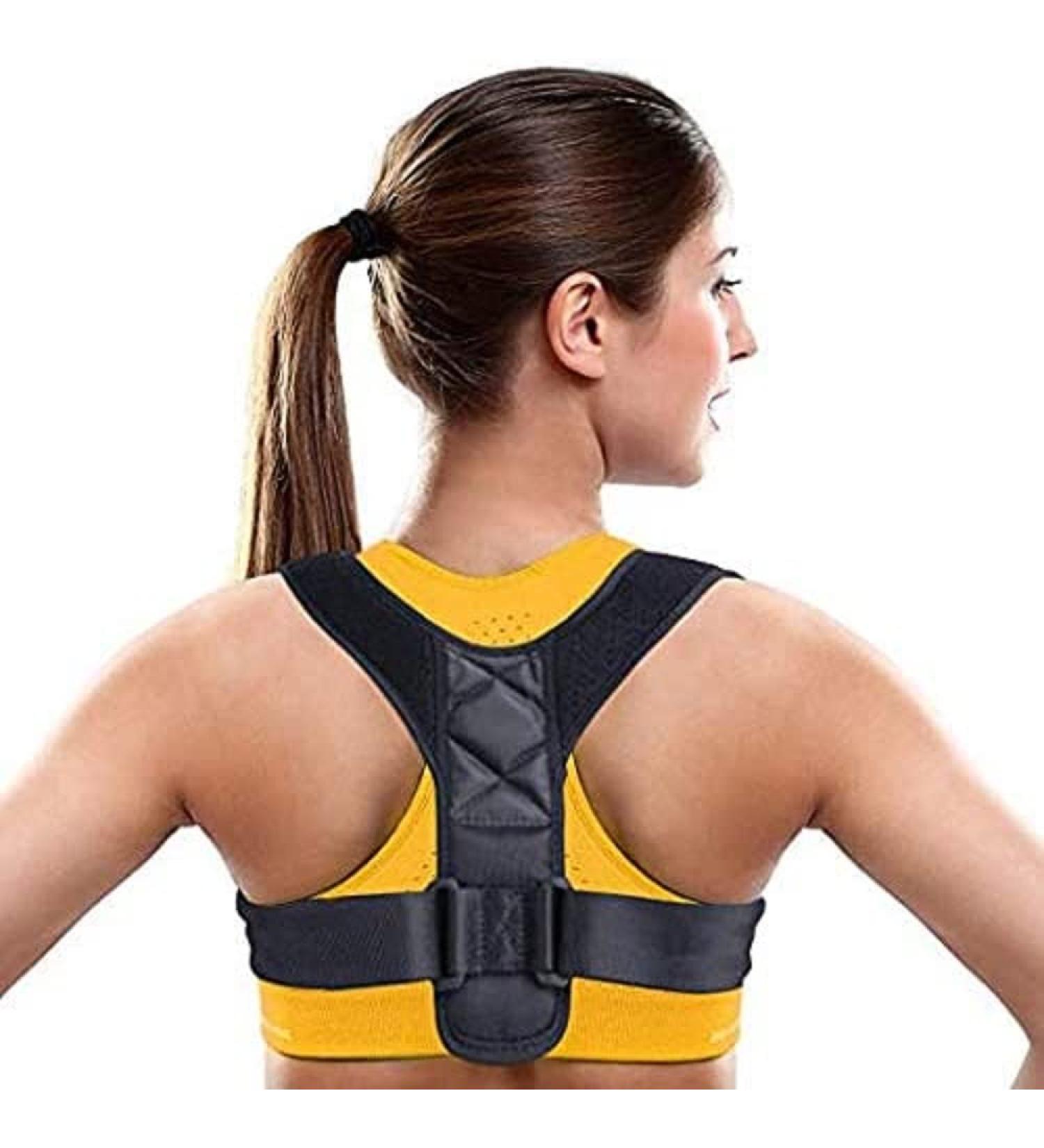 Posture Corrector for Men & Women - YoYang Adjustable Back Support Brace for Perfect Posture & Kyphosis Prevention - Buy Online on GoSupps.com