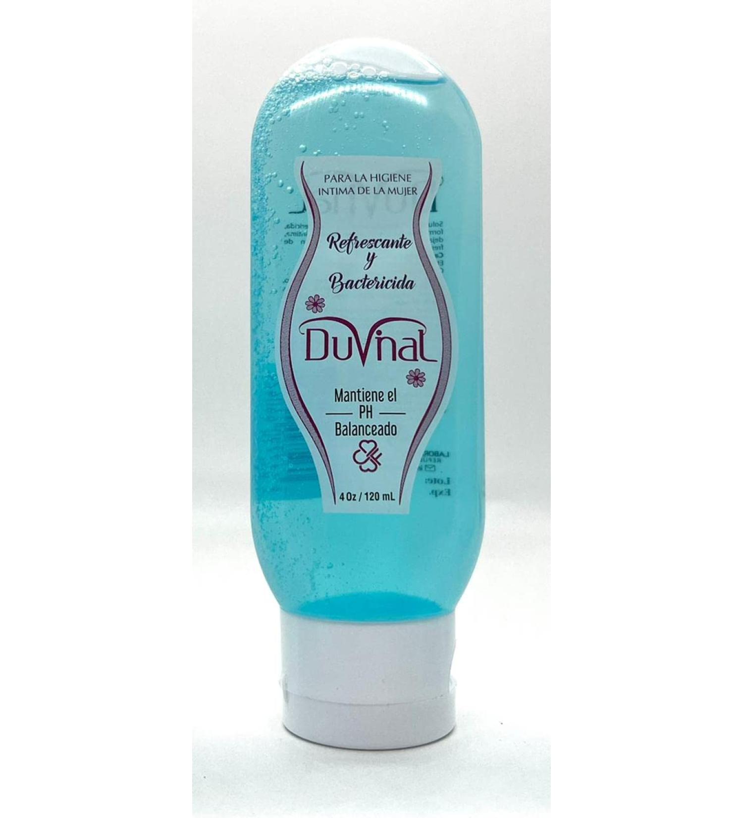 Duvinal Refreshing and Bactericidal Liquid for Women's Intimate Hygiene 4Oz