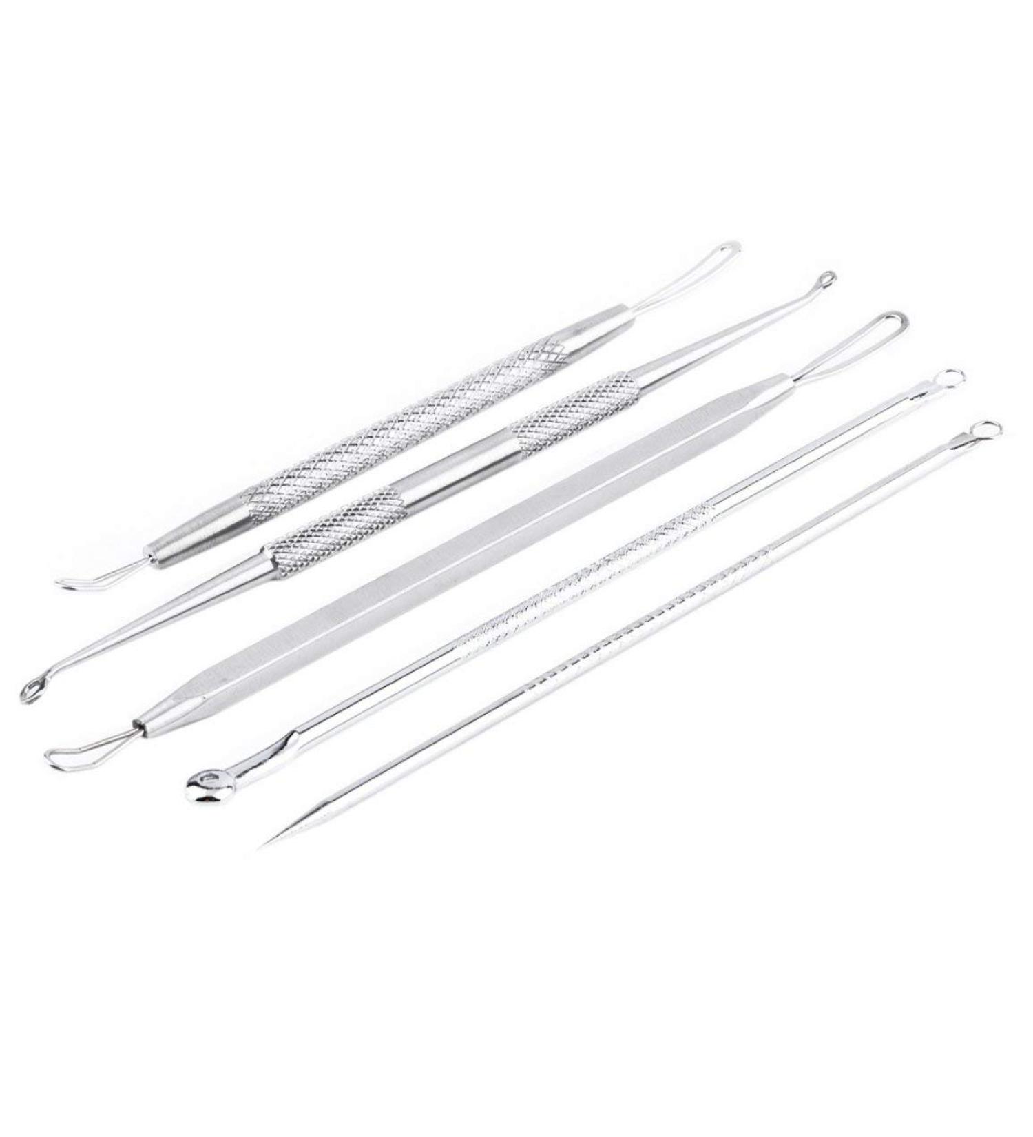 Xinsany Blackhead Remover Pimple Comedone Extractor Tools - Set of 5 - Buy Online on GoSupps.com