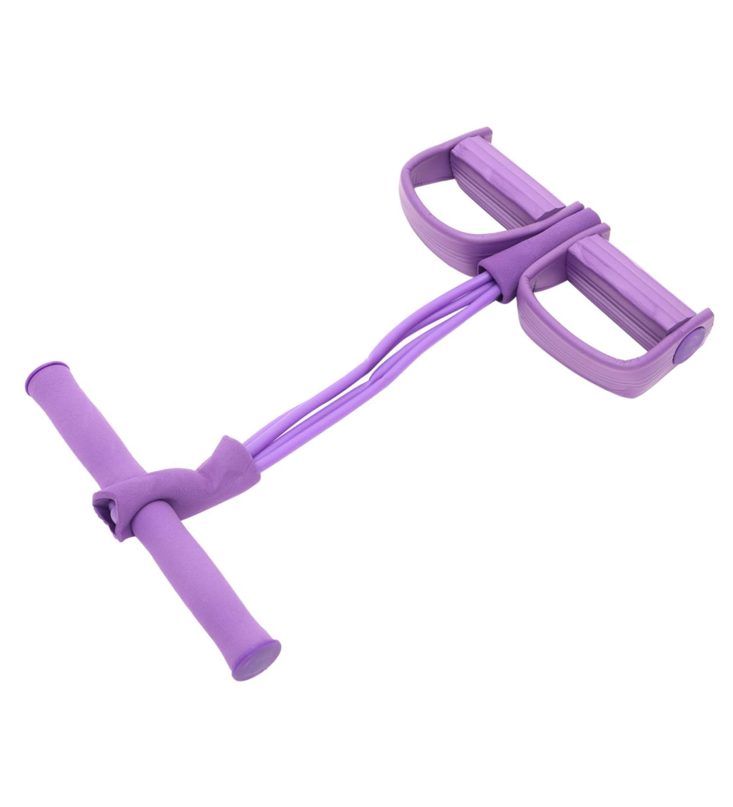 BESPORTBLE Pedal Tensioner & Resistance Band - Purple Yoga Pull Rope for Sit-Ups & Fitness Training - Buy Online on GoSupps.com