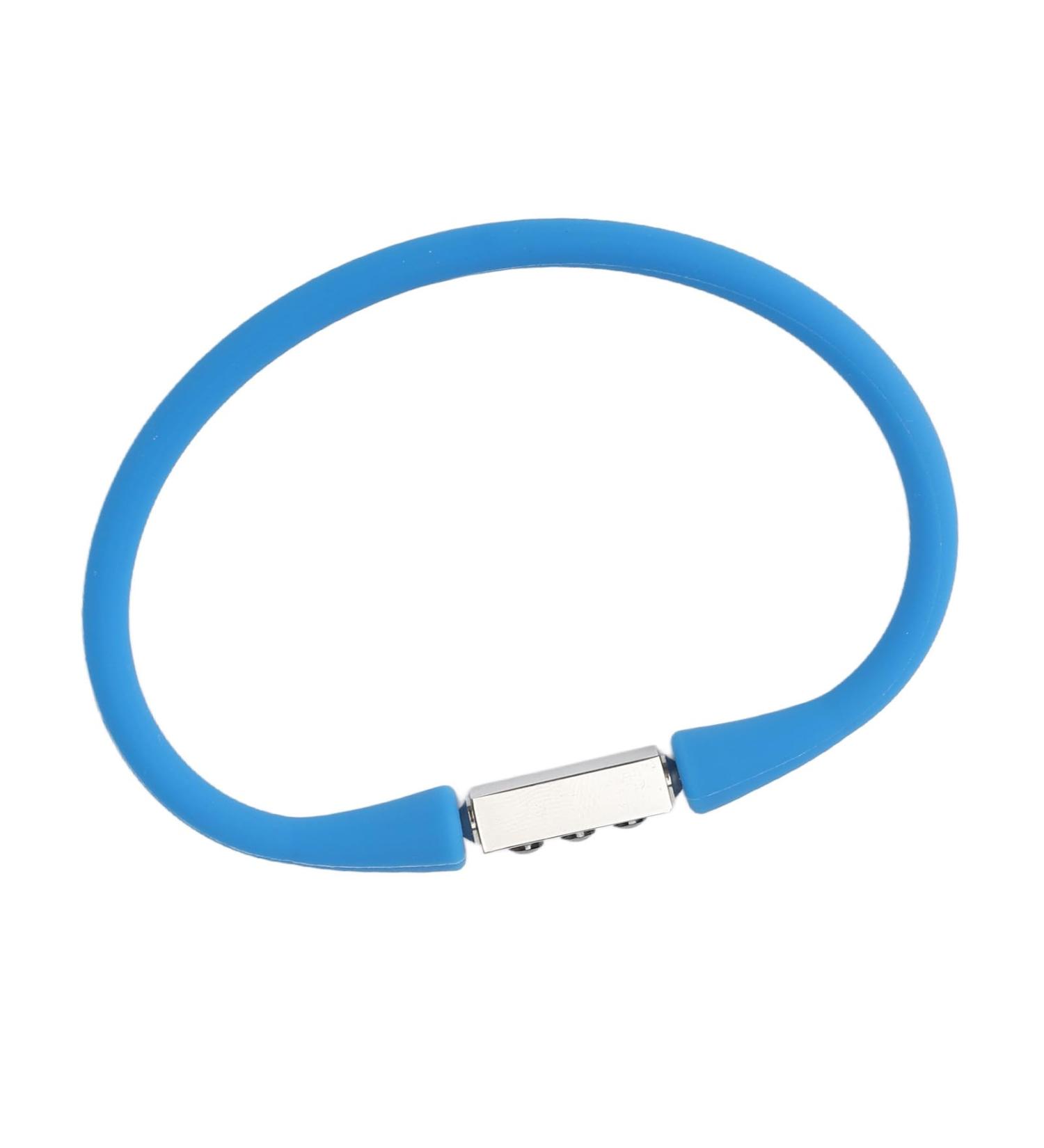 Energy Bracelet - Silicone Sports Bracelet with Charging Balance for Men & Women | Blue Basketball Design - Best for Fitness & Style - Buy Online on GoSupps.com