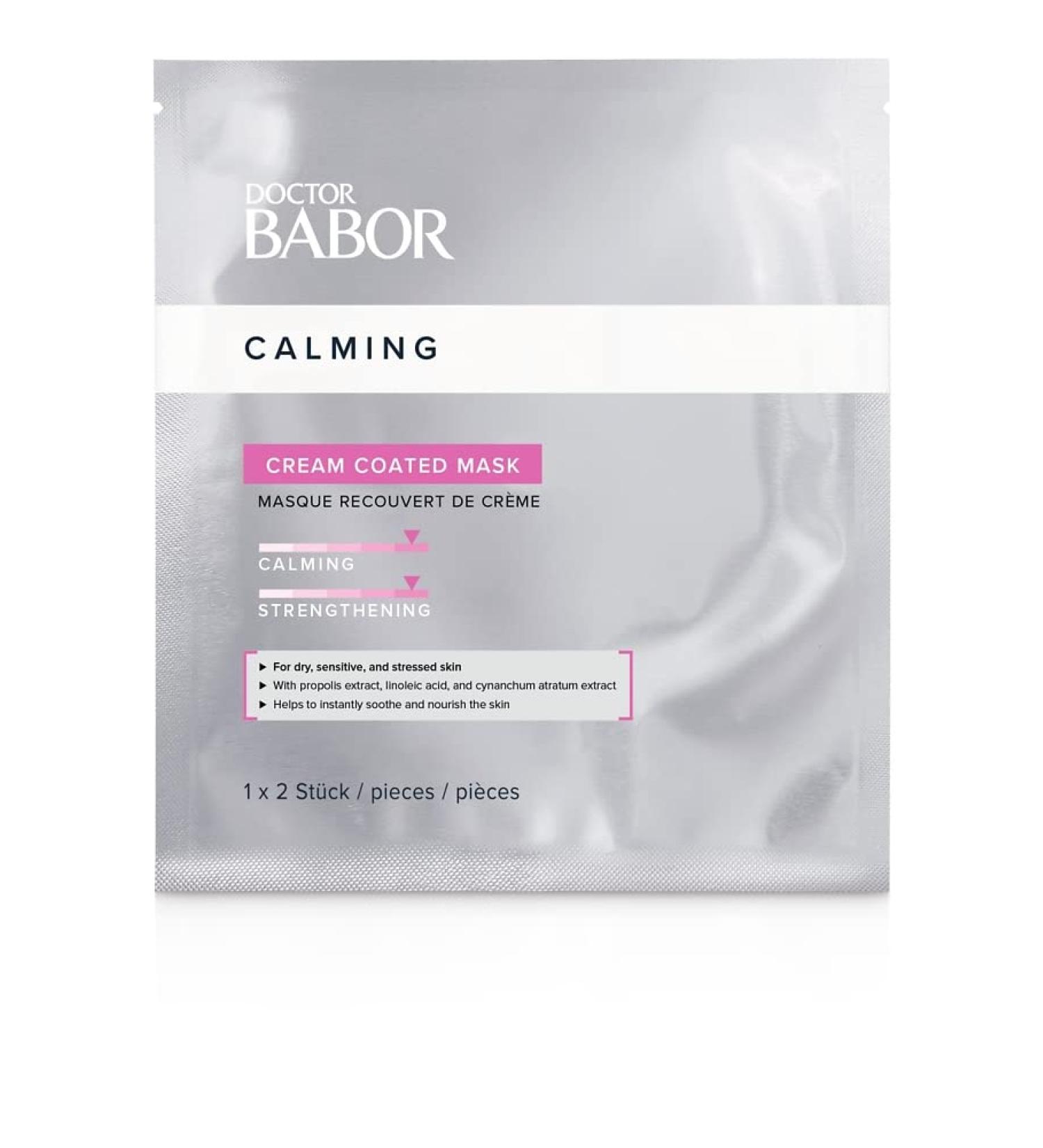 Doctor Babor Cream Coated Mask - Nourishing Cloth Mask for Sensitive Skin with Hyaluronic Acid & Shea Butter | Fragrance & Dye Free - 1 x 2 Pieces (International Shipping) - Buy Online on GoSupps.com