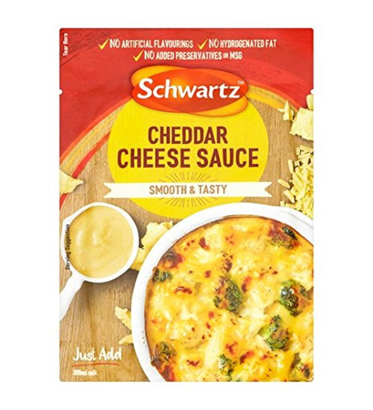 Schwartz Schwartz Cheese Cheddar Sauce Blend 40g