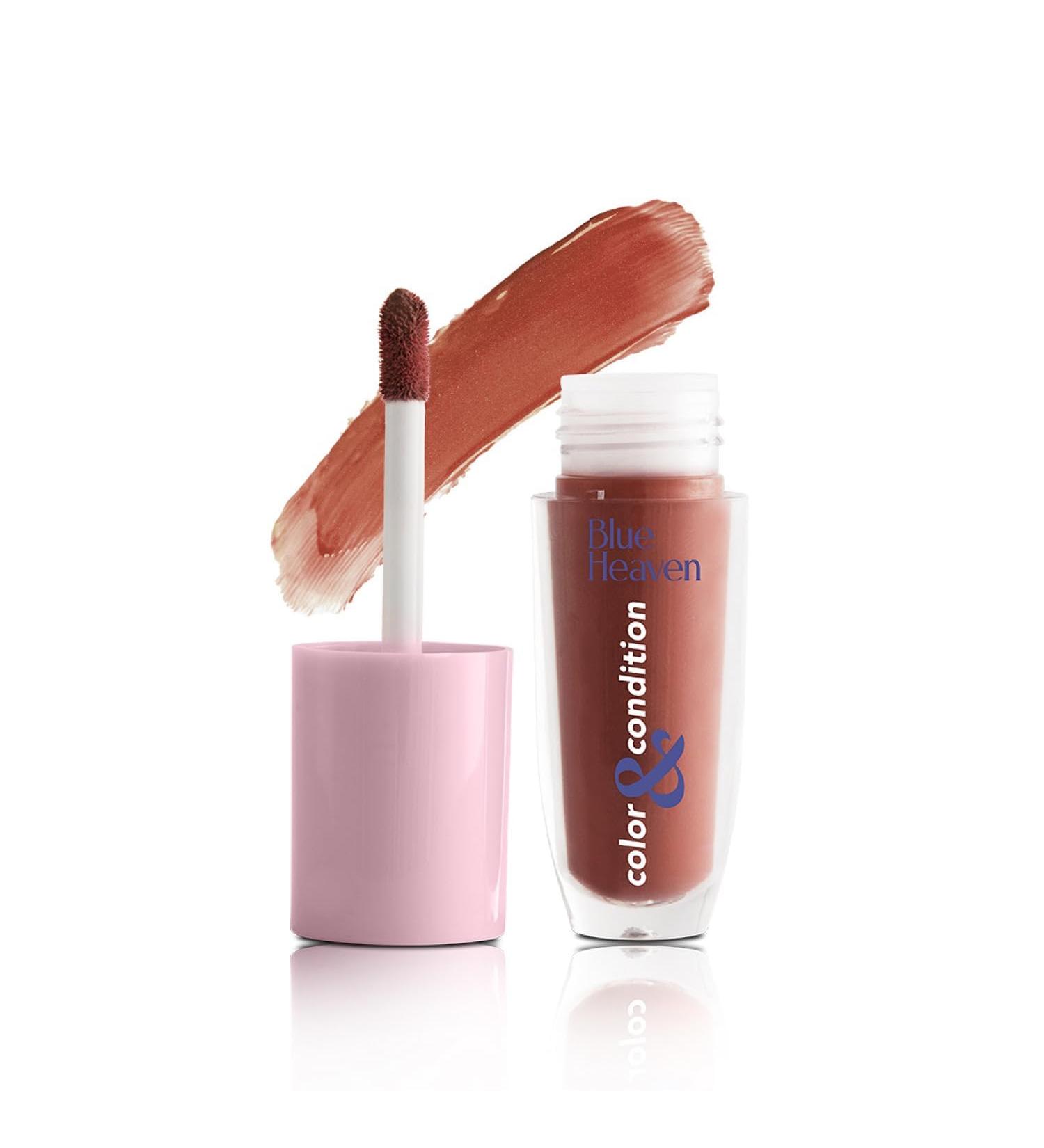 Hydrating Tinted Lip Oil for Women - Glazed Brown 4.2ml | Infused with Cranberry Raspberry & Hazelnut Oil | Moisturizing Lip Gloss - Buy Online on GoSupps.com