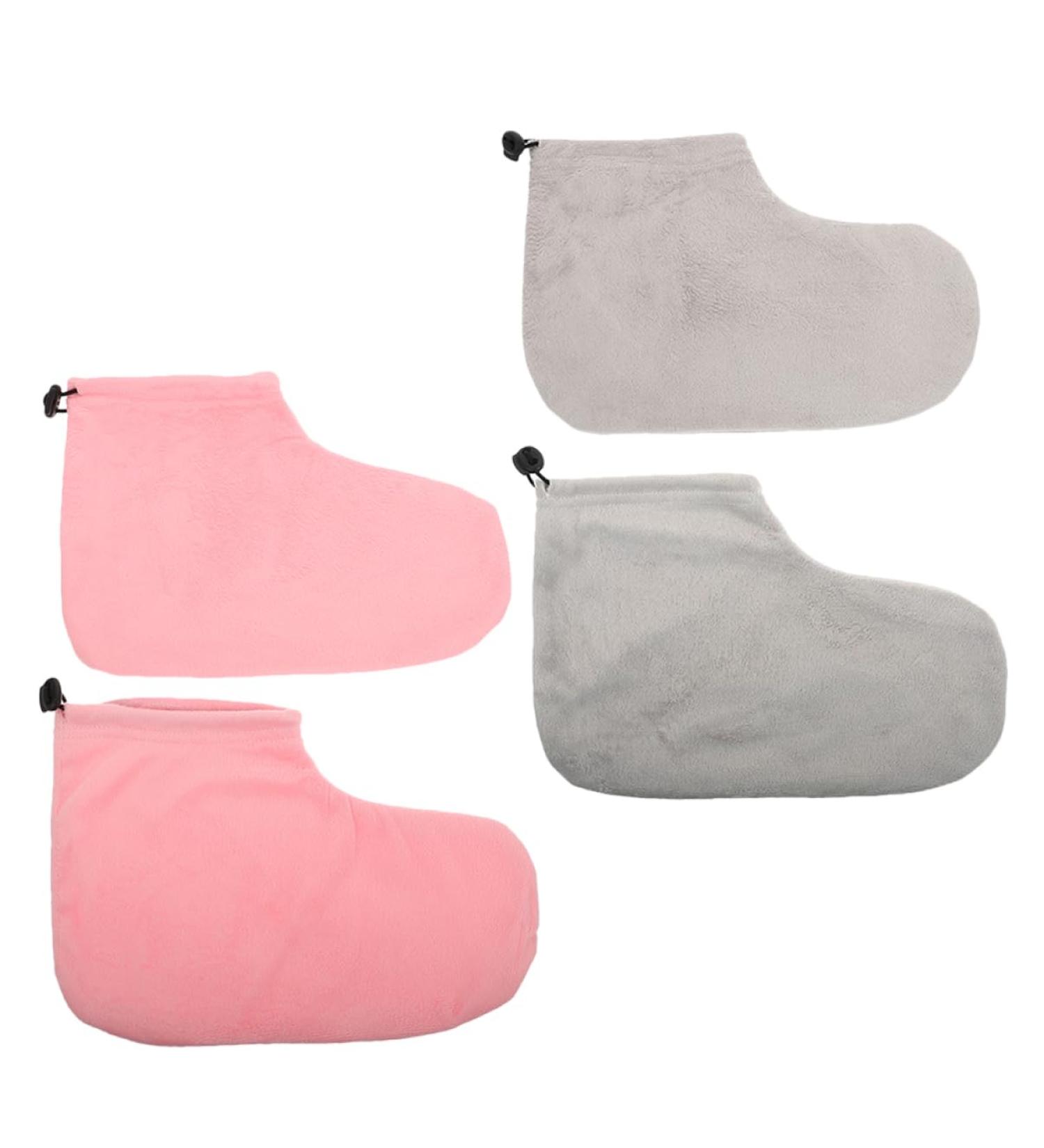 Healvian 2 Pairs Wax Therapy Warm Foot Cover Paraffin Wax Warming Foot Cover Practical Foot Spa Paraffin Bath Foot Wraps Paraffin Bath Foot Bags Paraffin Wax Accessory Gel Socks Plush - Buy Online on GoSupps.com