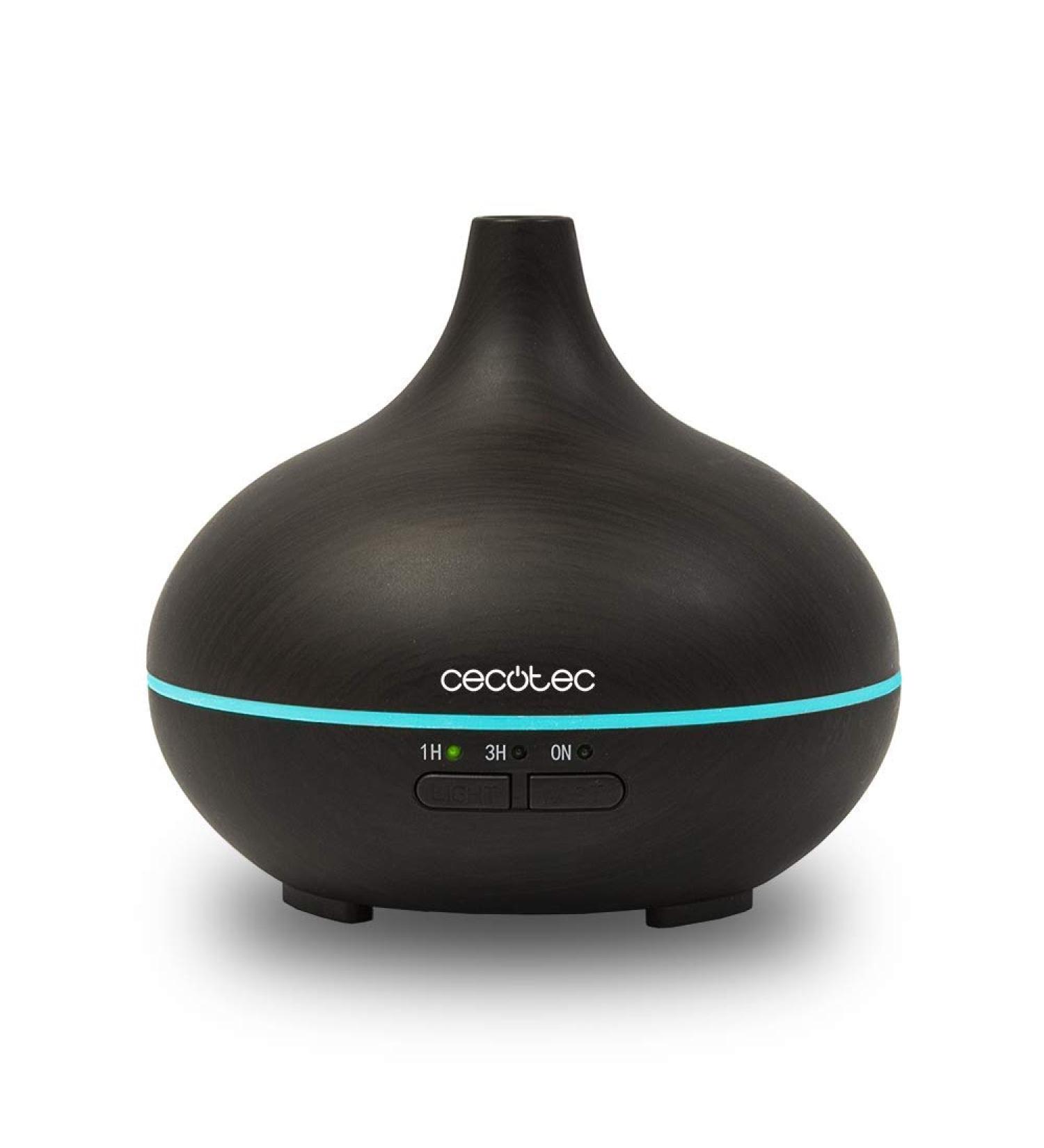 Cecotec Ultrasound Humidifier Pure Aroma - 150-300 ml Timer 7 LED Colors Aromatherapy & Ultra Quiet (150 ml Yin) for Optimal Air Quality - Buy Online on GoSupps.com