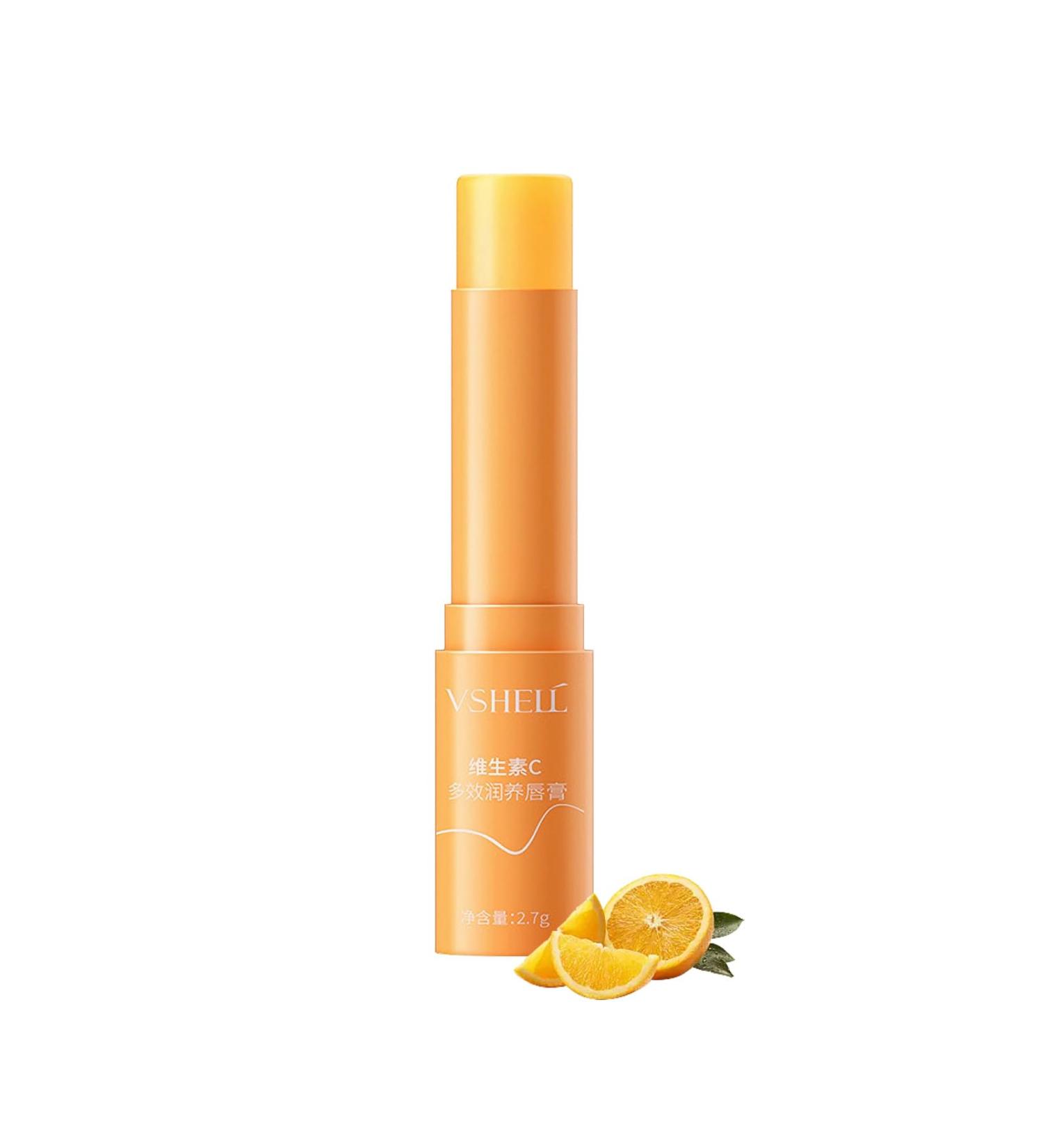 Vitamin C Anti-Chapping Moisturizing Lip Butter Multi-Purpose Glossy Lip Balm Vitamin C Lip Balm Lip Primer for Women Plumper Gentle Lip Serum Exfoliation - Buy Online on GoSupps.com