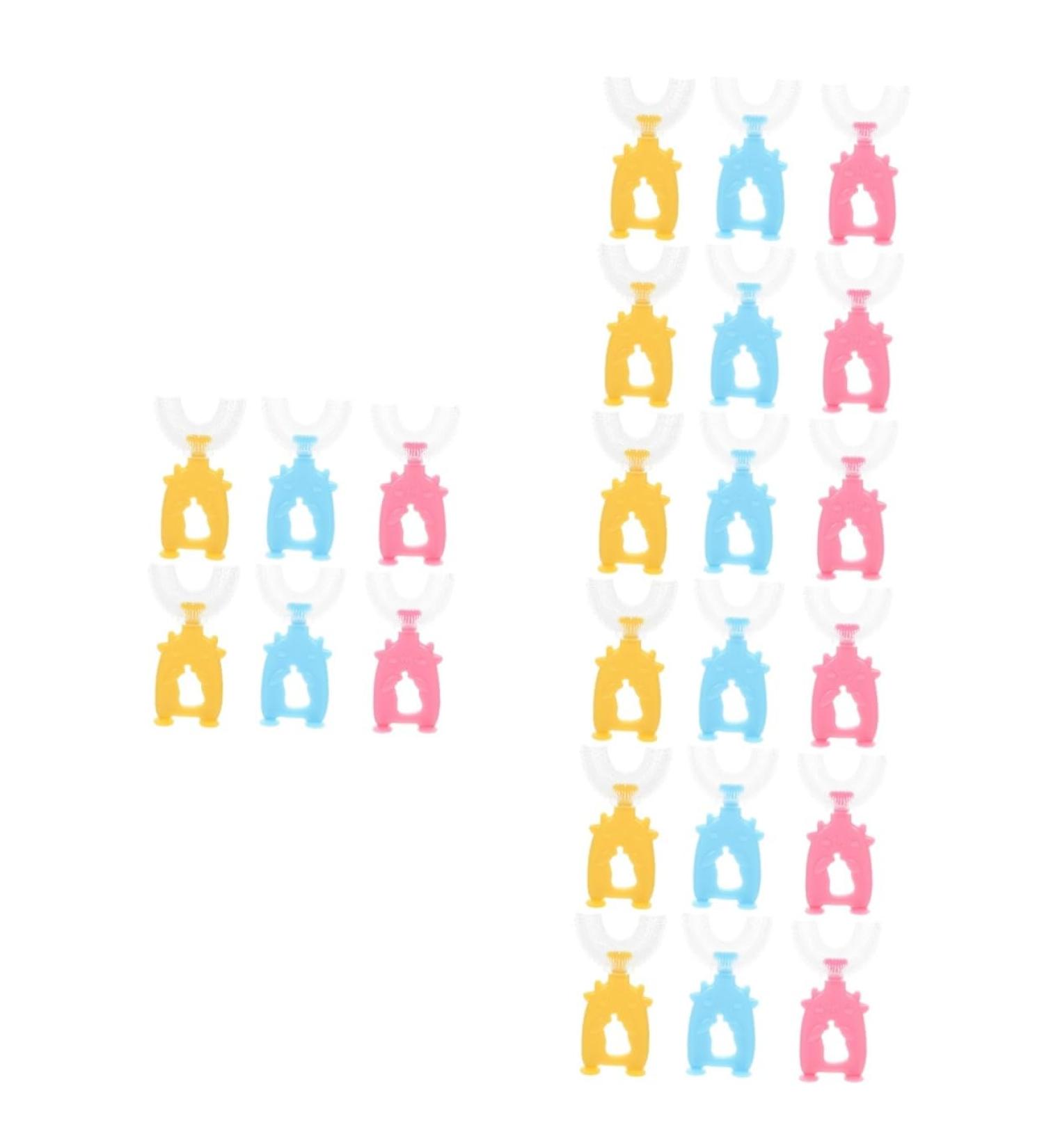 Buy Healvian U-Shaped Children s Toothbrush - 24 STK Perfect Handheld Design for Kids | International Shipping Available - Buy Online on GoSupps.com