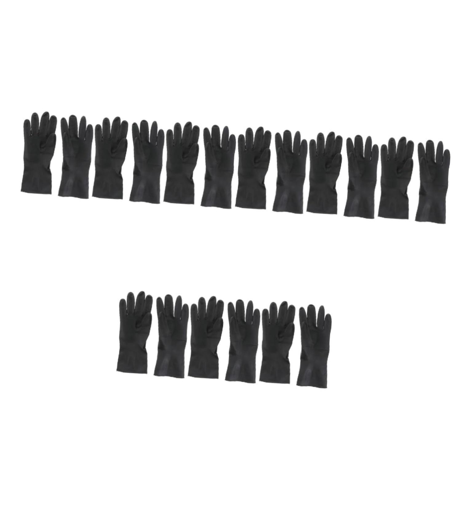 Beaupretty 9 Pairs Shampoo Hair Dye Black Large Thick Rubber Hair Beauty Tools Large Hairdressing Supplies Hair Salon Barber Belt Bulls Man - Buy Online on GoSupps.com