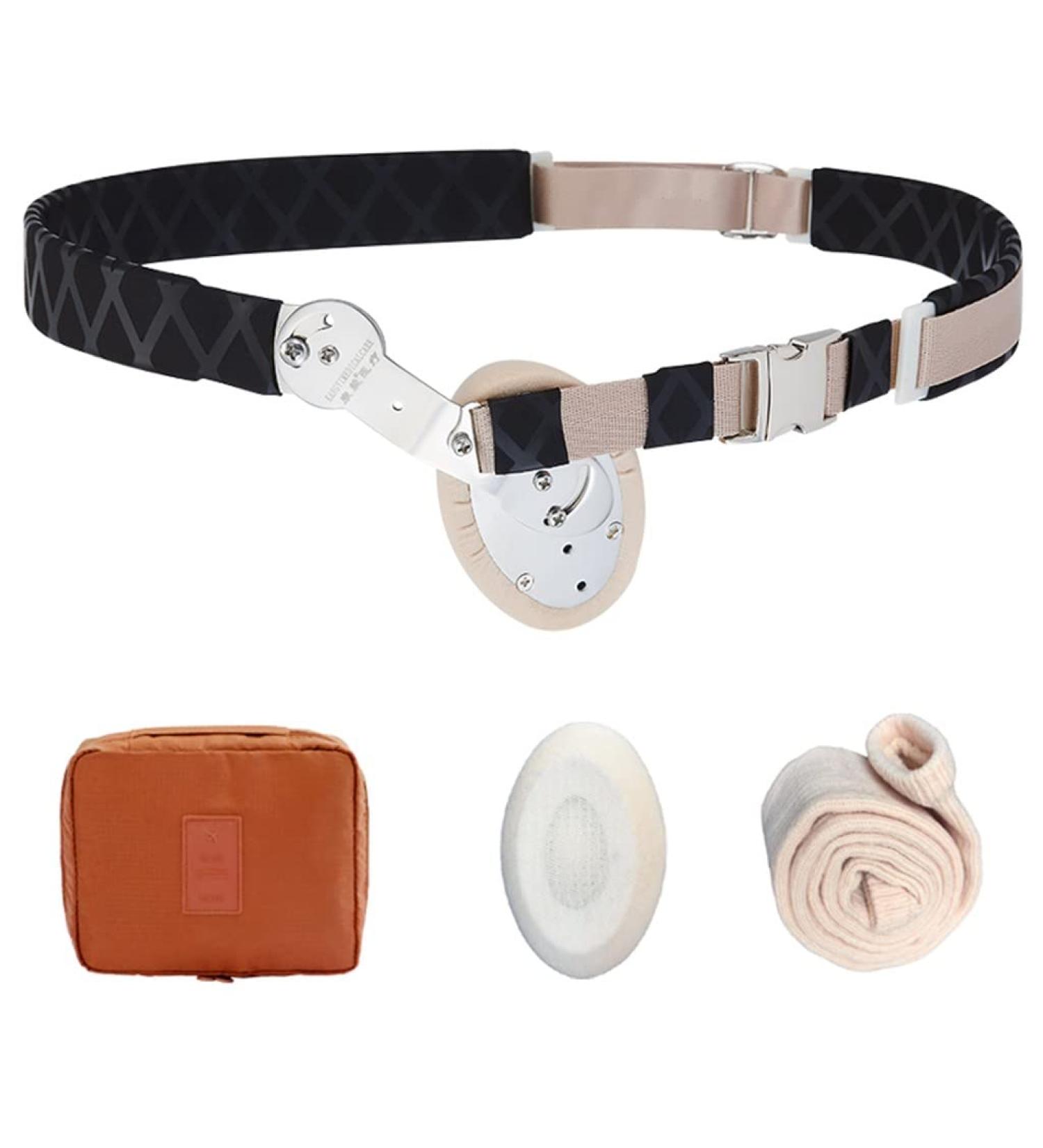 Samnuerly Postoperative Inguinal Hernia Support Binder | Double Inguinal Hernia Belt for Men | Removable Compression & Protrude Support - Buy Online on GoSupps.com