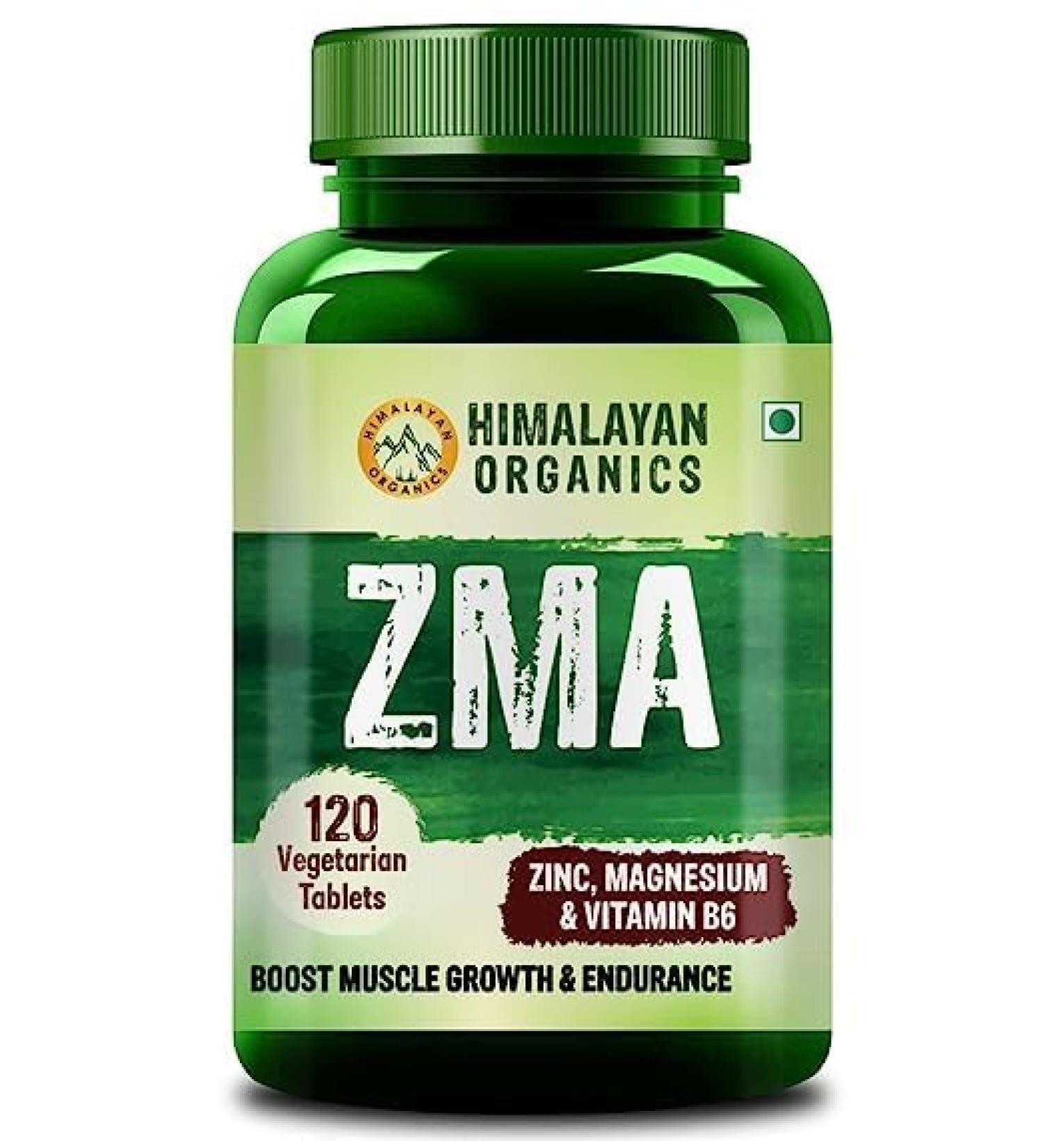 ZMA Nighttime Recovery Supplement - 120 Veg Tablets | Zinc + Magnesium Aspartate Formula - Buy Online on GoSupps.com