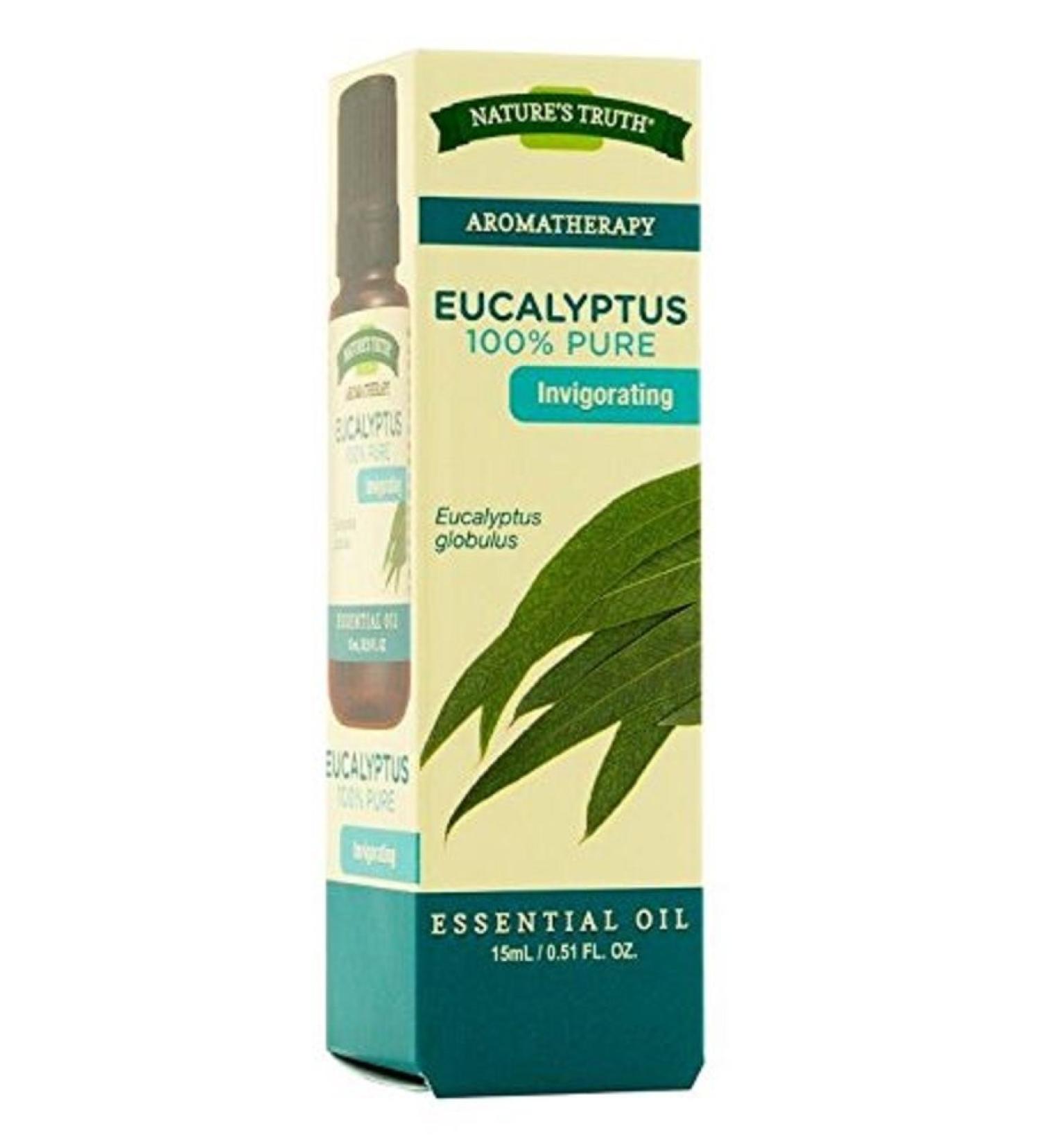 Nature's Truth Aromatherapy 100% Pure Essential Oil Eucalyptus 0.51 oz (Pack of 3)