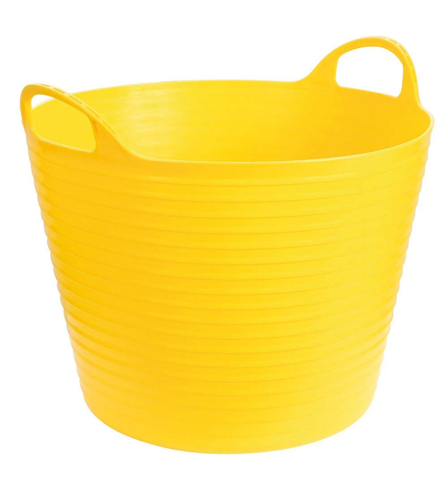 Kerbl Trough FlexBag (Weight: 680 g Content: 28 l. yellow two handles universally applicable robust) 323534 Yellow 28 L