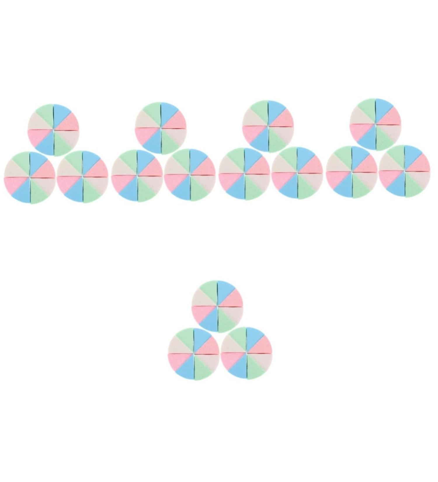 FRCOLOR Triangular Makeup Sponge Puff - 15 Sets Wedge Shape Esponjas Para Maquillaje - Perfect for Flawless Application International Shipping - Buy Online on GoSupps.com